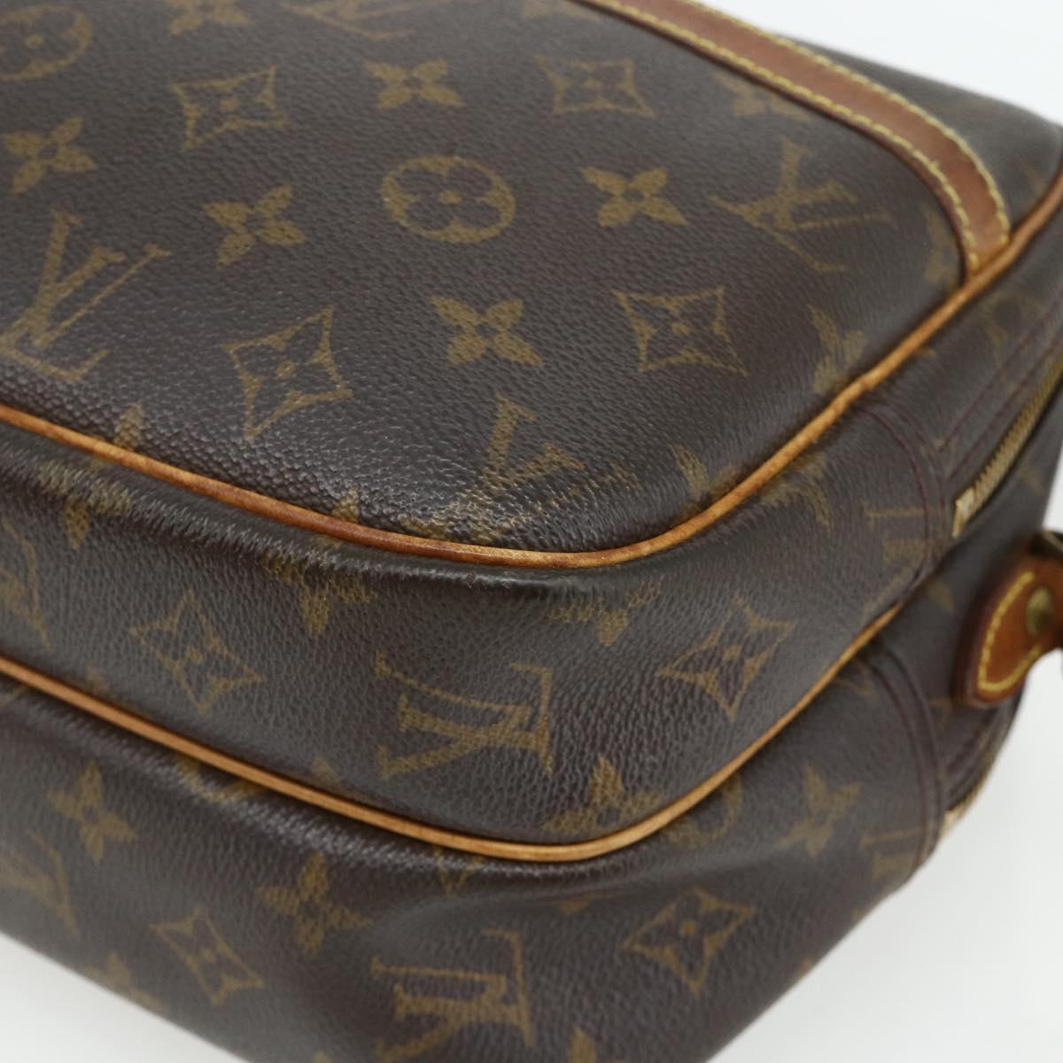 LOUIS VUITTON Monogram Reporter PM Shoulder Bag M45254 LV Auth BA12331