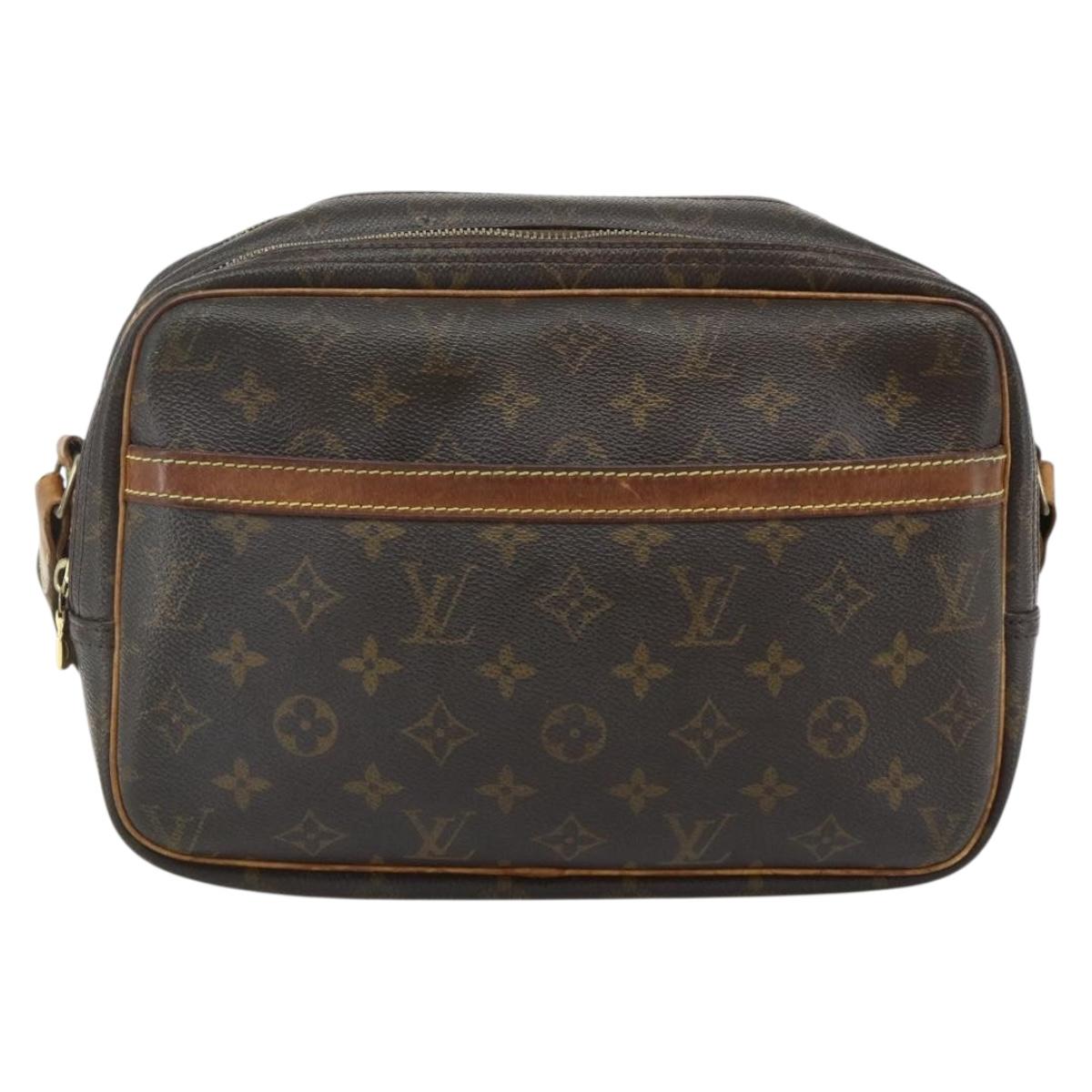 LOUIS VUITTON Monogram Reporter PM Shoulder Bag M45254 LV Auth BA12331