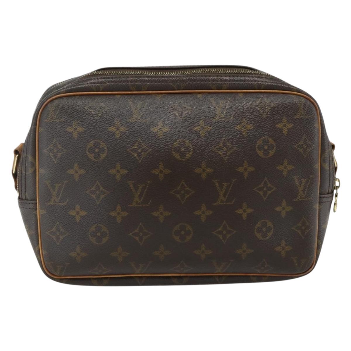 LOUIS VUITTON Monogram Reporter PM Shoulder Bag M45254 LV Auth BA12331