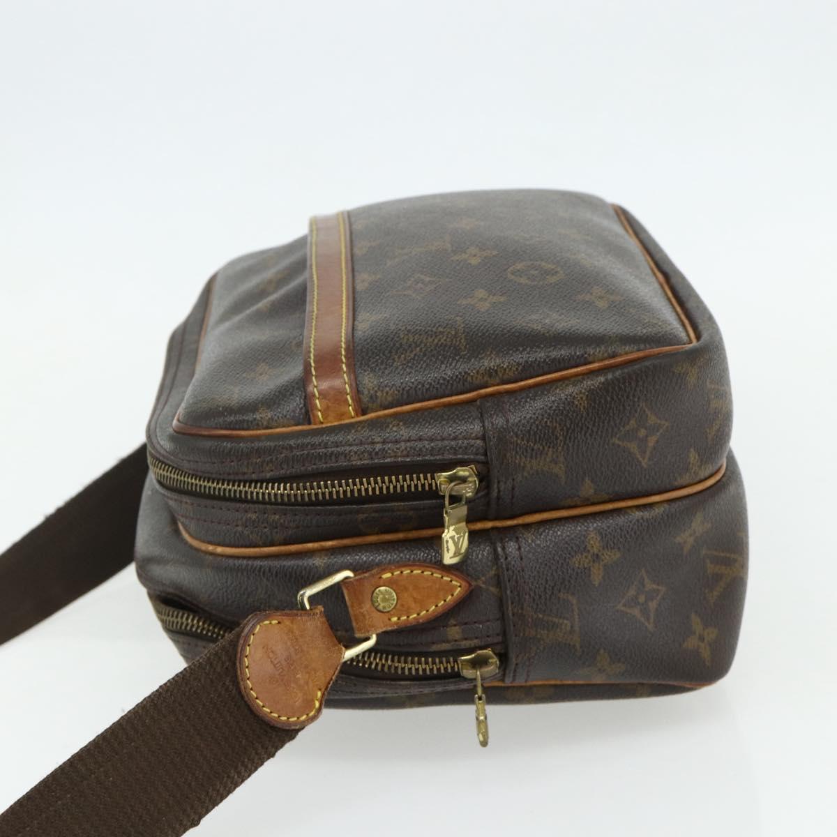 LOUIS VUITTON Monogram Reporter PM Shoulder Bag M45254 LV Auth BA12331