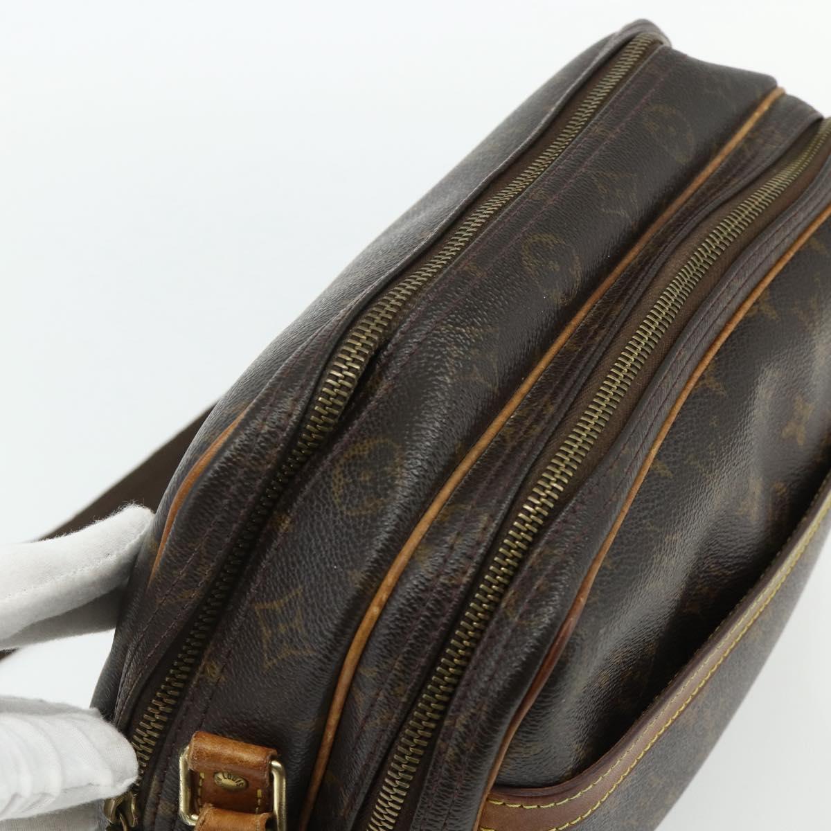 LOUIS VUITTON Monogram Reporter PM Shoulder Bag M45254 LV Auth BA12331