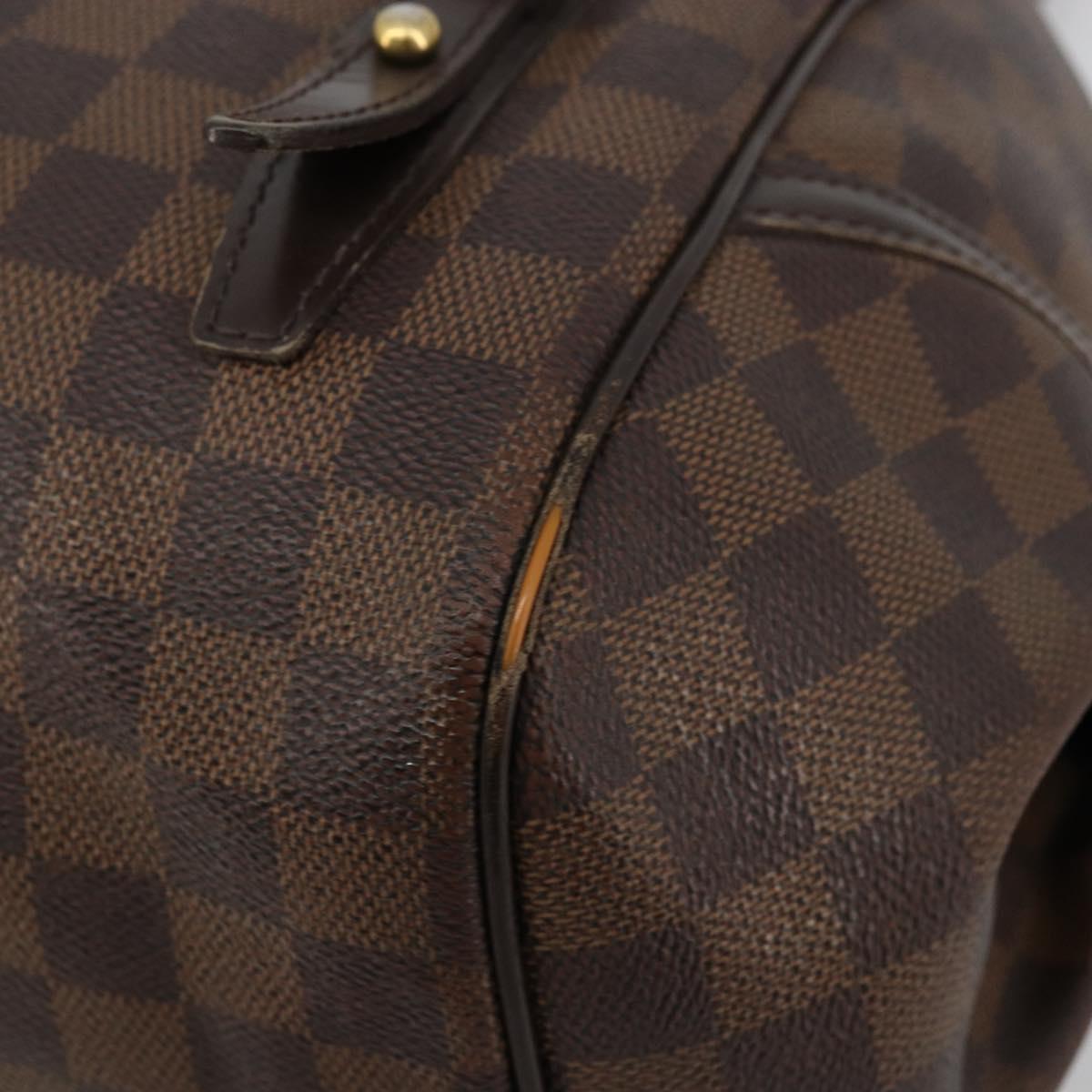 LOUIS VUITTON Damier Ebene Rivington PM Hand Bag N41157 LV Auth BA12332