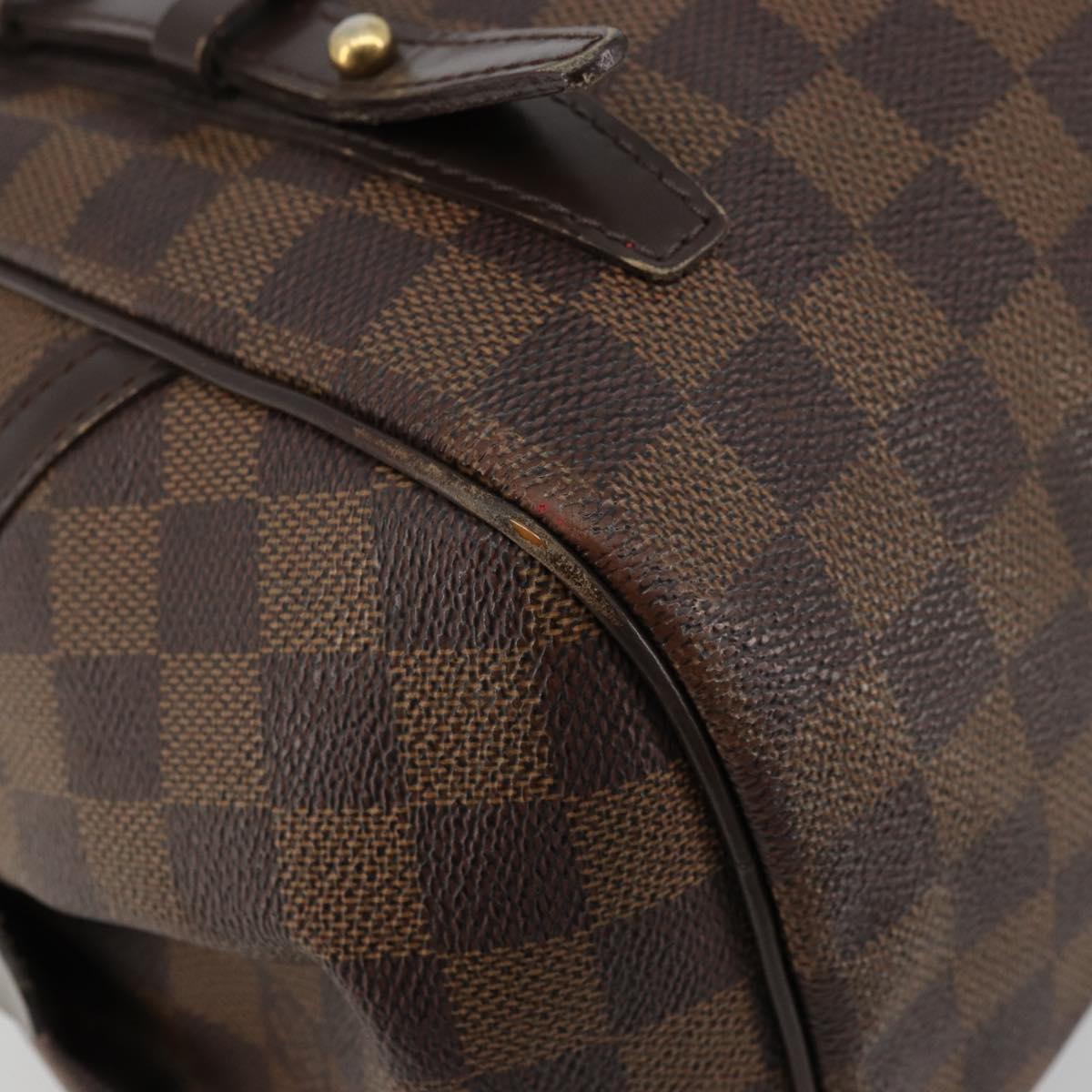 LOUIS VUITTON Damier Ebene Rivington PM Hand Bag N41157 LV Auth BA12332