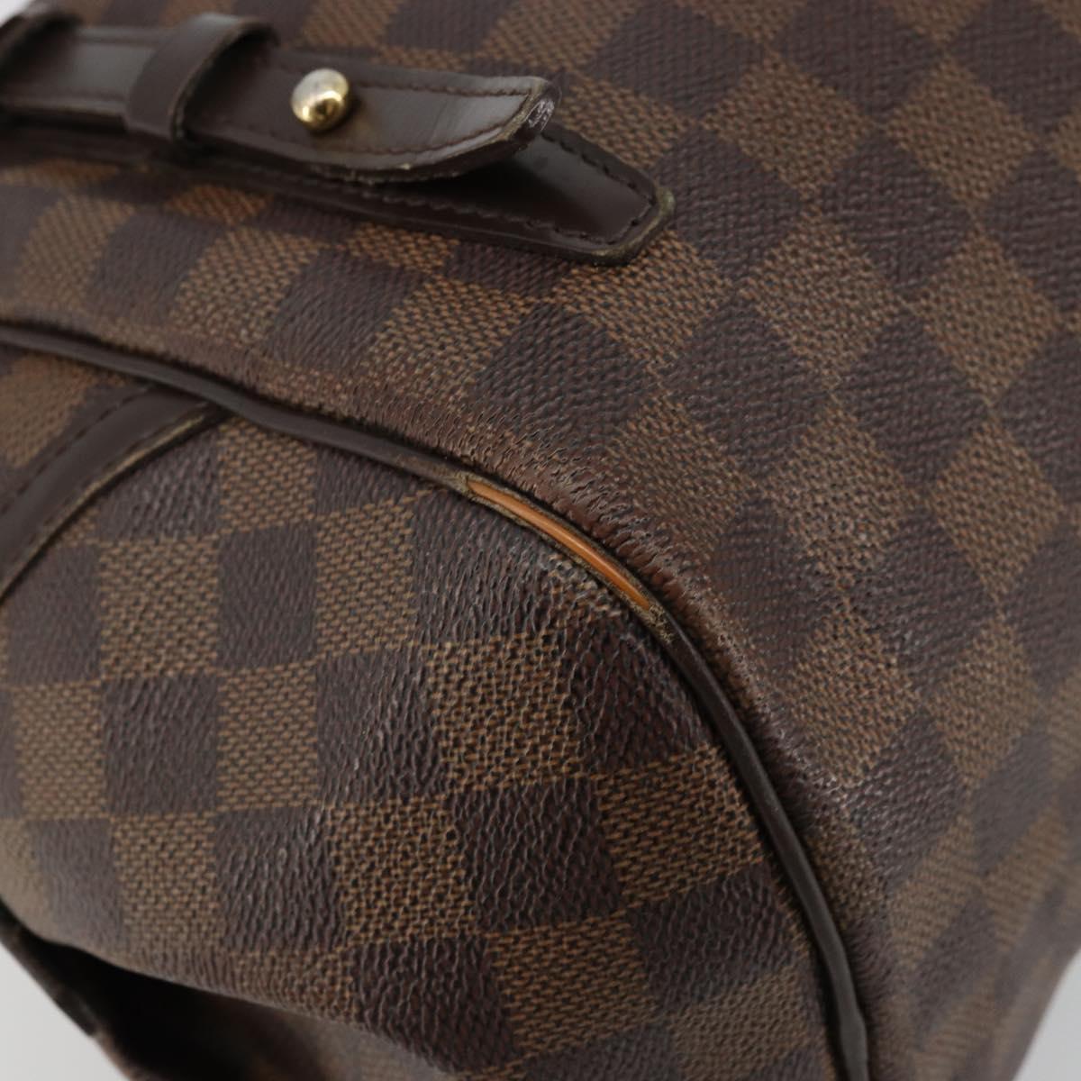 LOUIS VUITTON Damier Ebene Rivington PM Hand Bag N41157 LV Auth BA12332