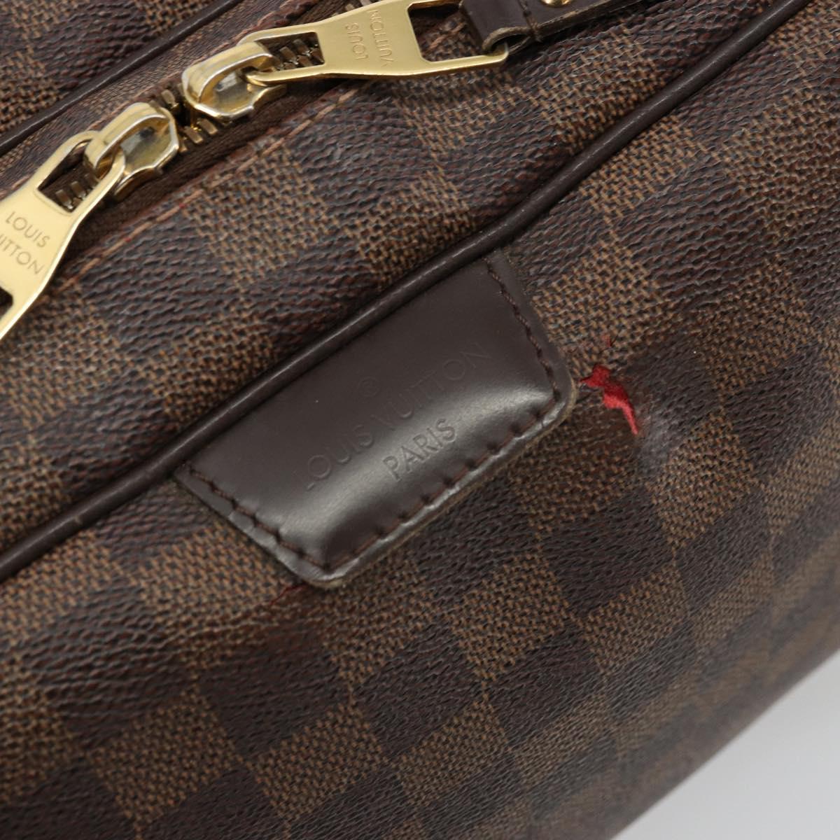 LOUIS VUITTON Damier Ebene Rivington PM Hand Bag N41157 LV Auth BA12332