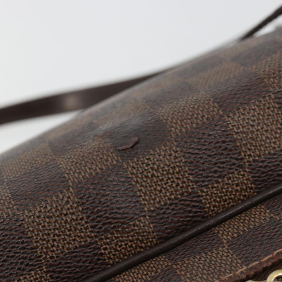 LOUIS VUITTON Damier Ebene Rivington PM Hand Bag N41157 LV Auth BA12332