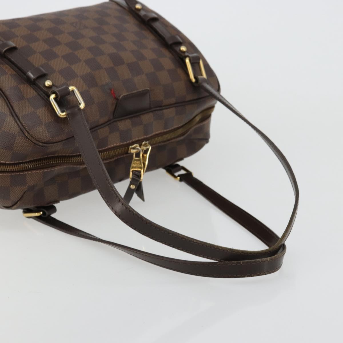 LOUIS VUITTON Damier Ebene Rivington PM Hand Bag N41157 LV Auth BA12332