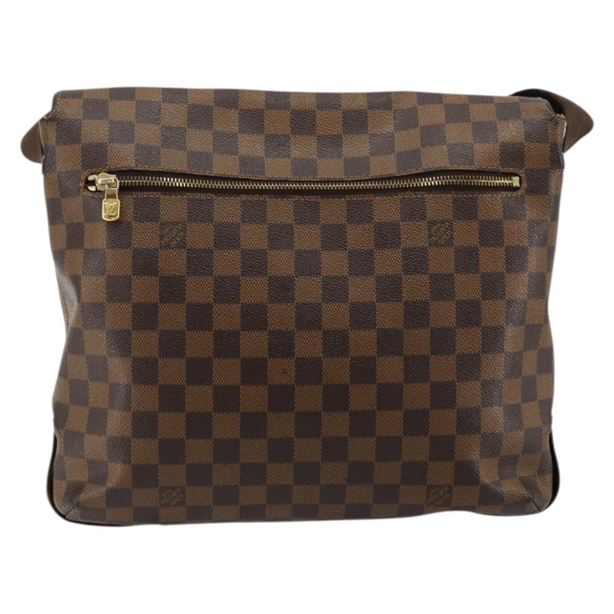 LOUIS VUITTON Damier Ebene Brooklyn PM Shoulder Bag N51210 LV Auth BA12333