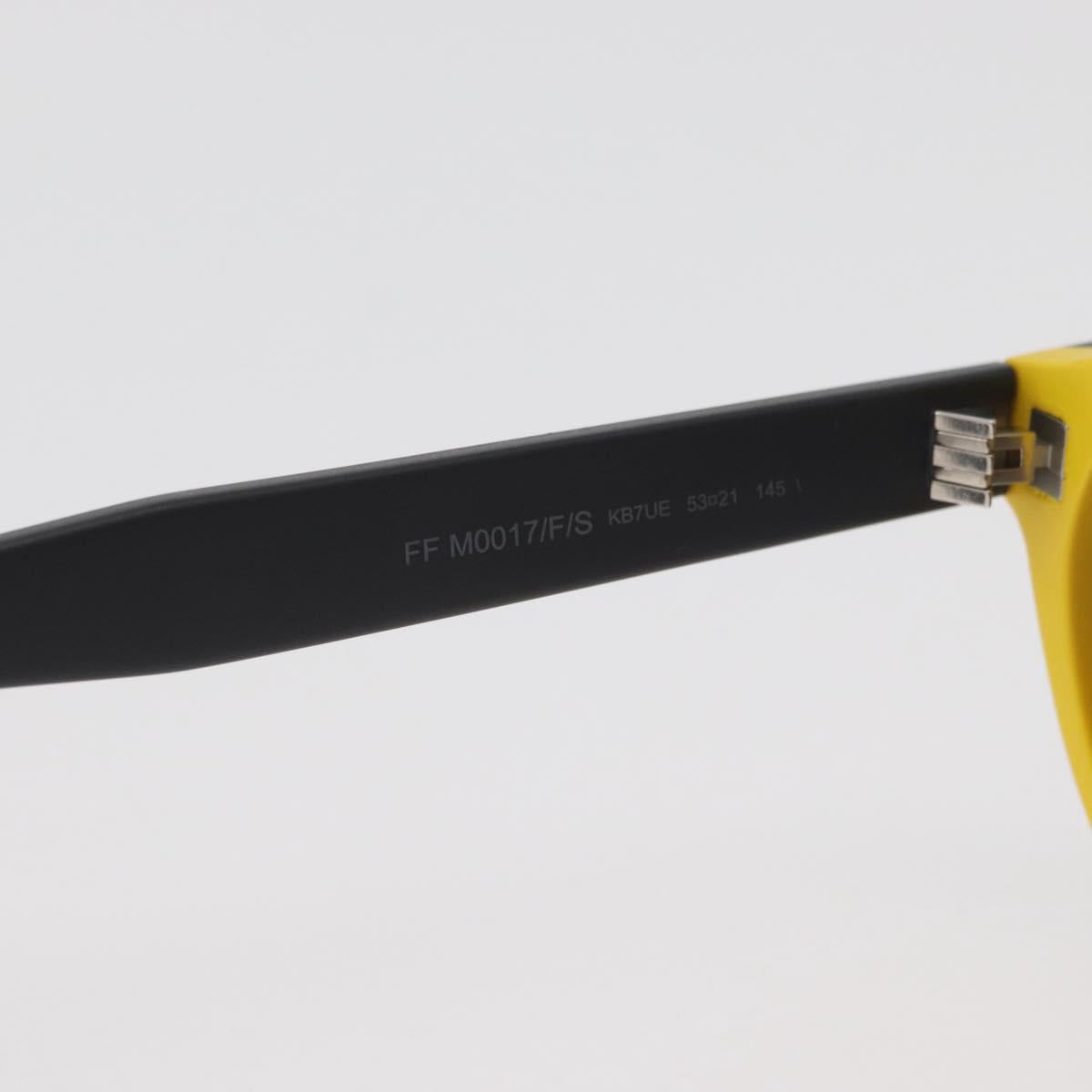 FENDI Sunglasses plastic Gray Auth BA12341