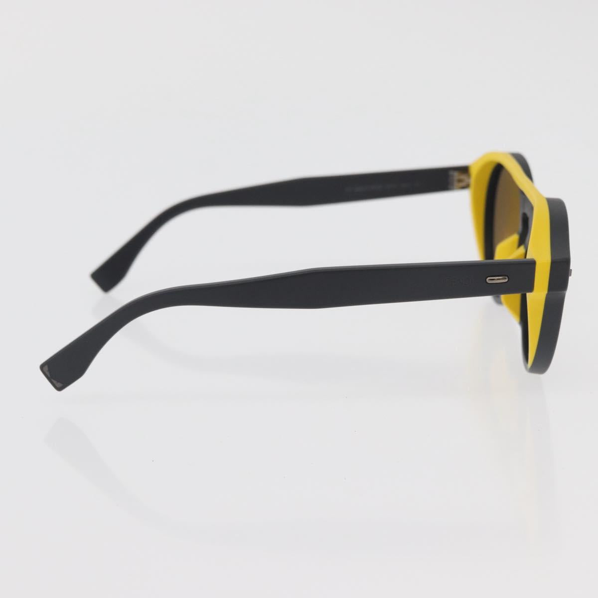 FENDI Sunglasses plastic Gray Auth BA12341