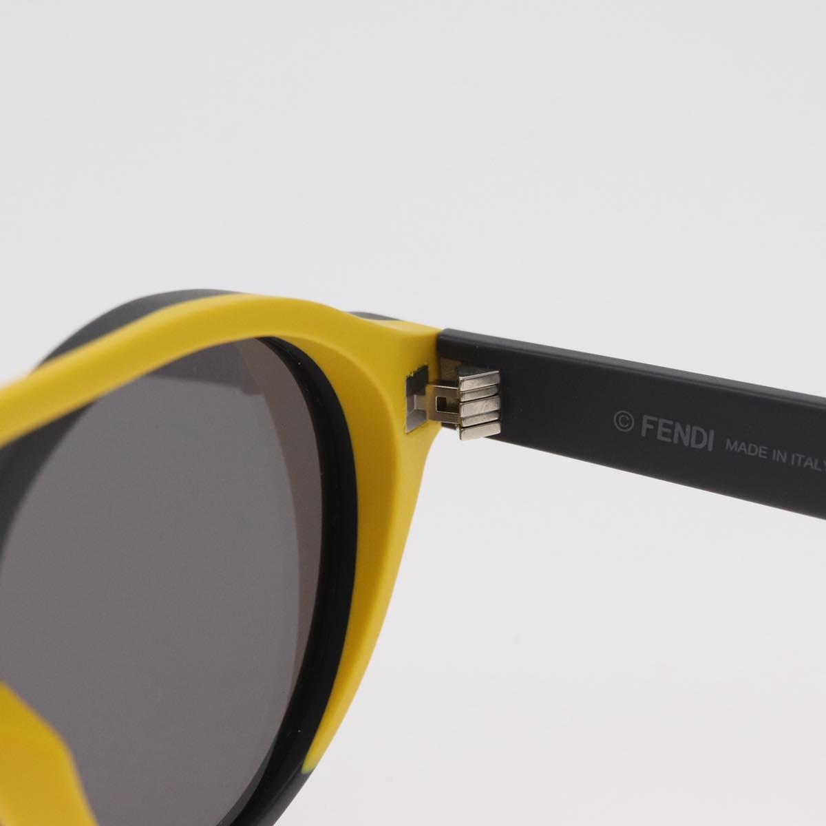 FENDI Sunglasses plastic Gray Auth BA12341
