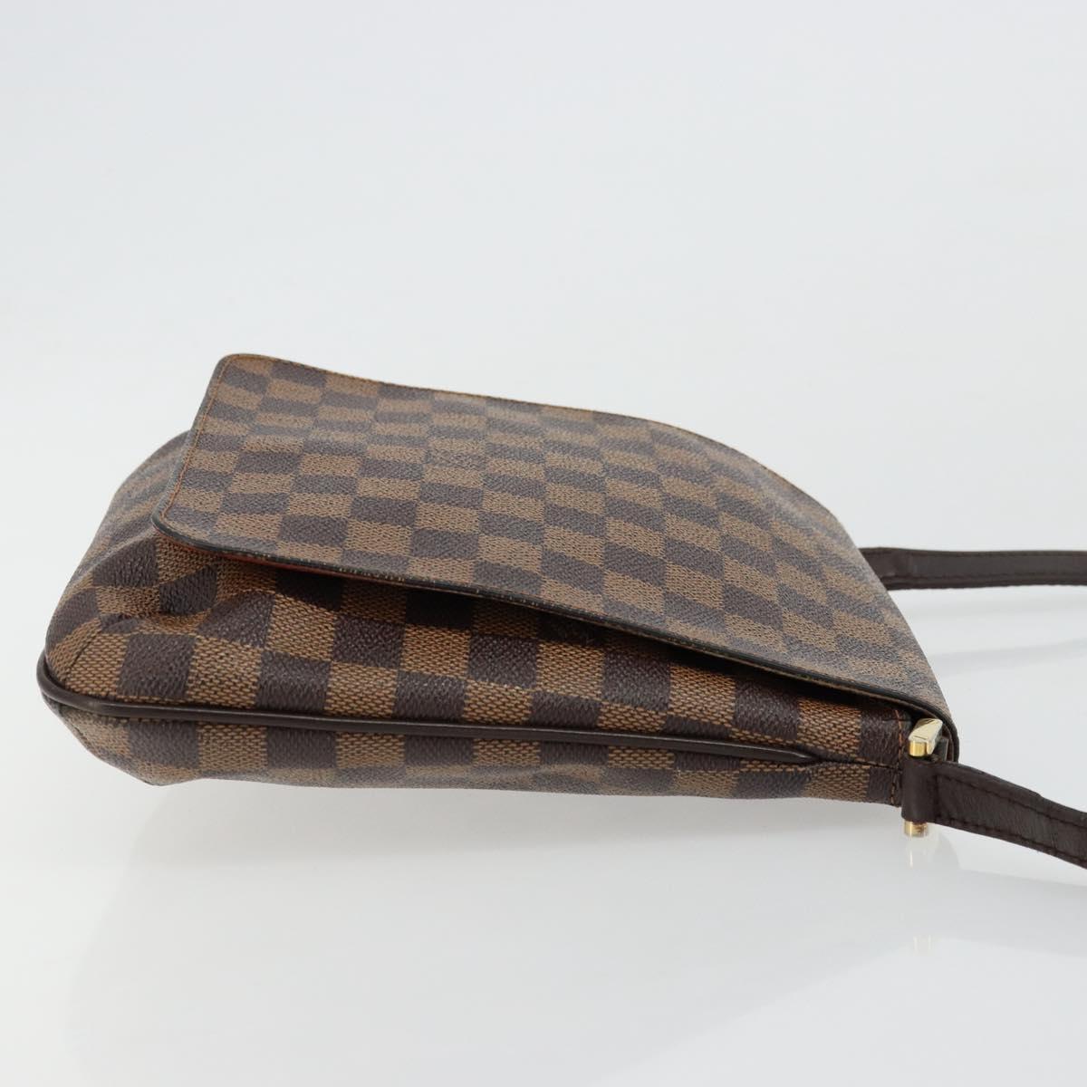 LOUIS VUITTON Damier Ebene Musette Salsa Long Shoulder Bag N51300 Auth BA12352
