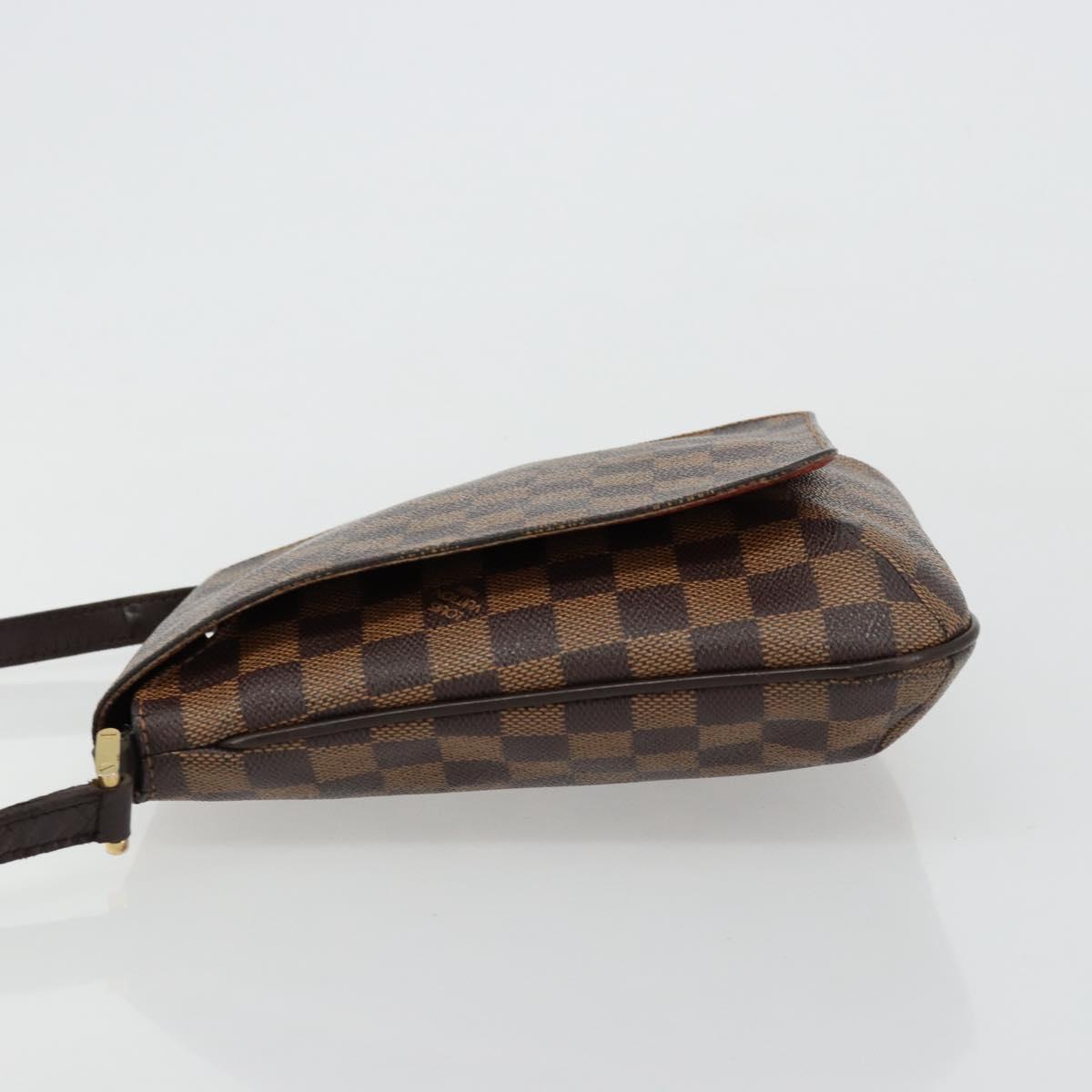 LOUIS VUITTON Damier Ebene Musette Salsa Long Shoulder Bag N51300 Auth BA12352