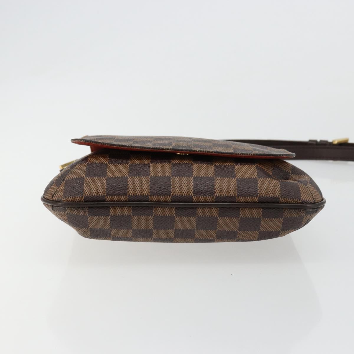 LOUIS VUITTON Damier Ebene Musette Salsa Long Shoulder Bag N51300 Auth BA12352