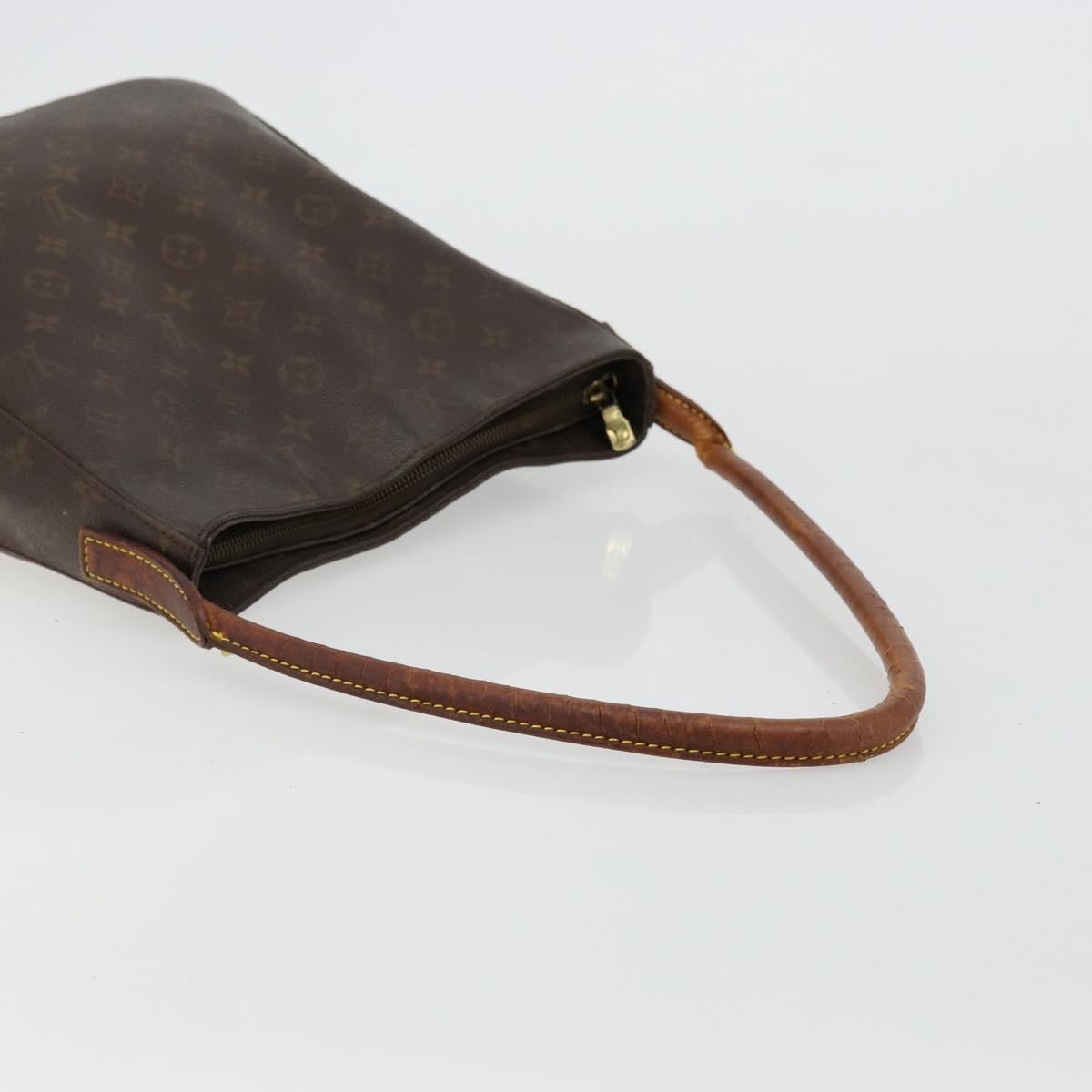 LOUIS VUITTON Monogram Looping GM Shoulder Bag M51145 LV Auth BA12353