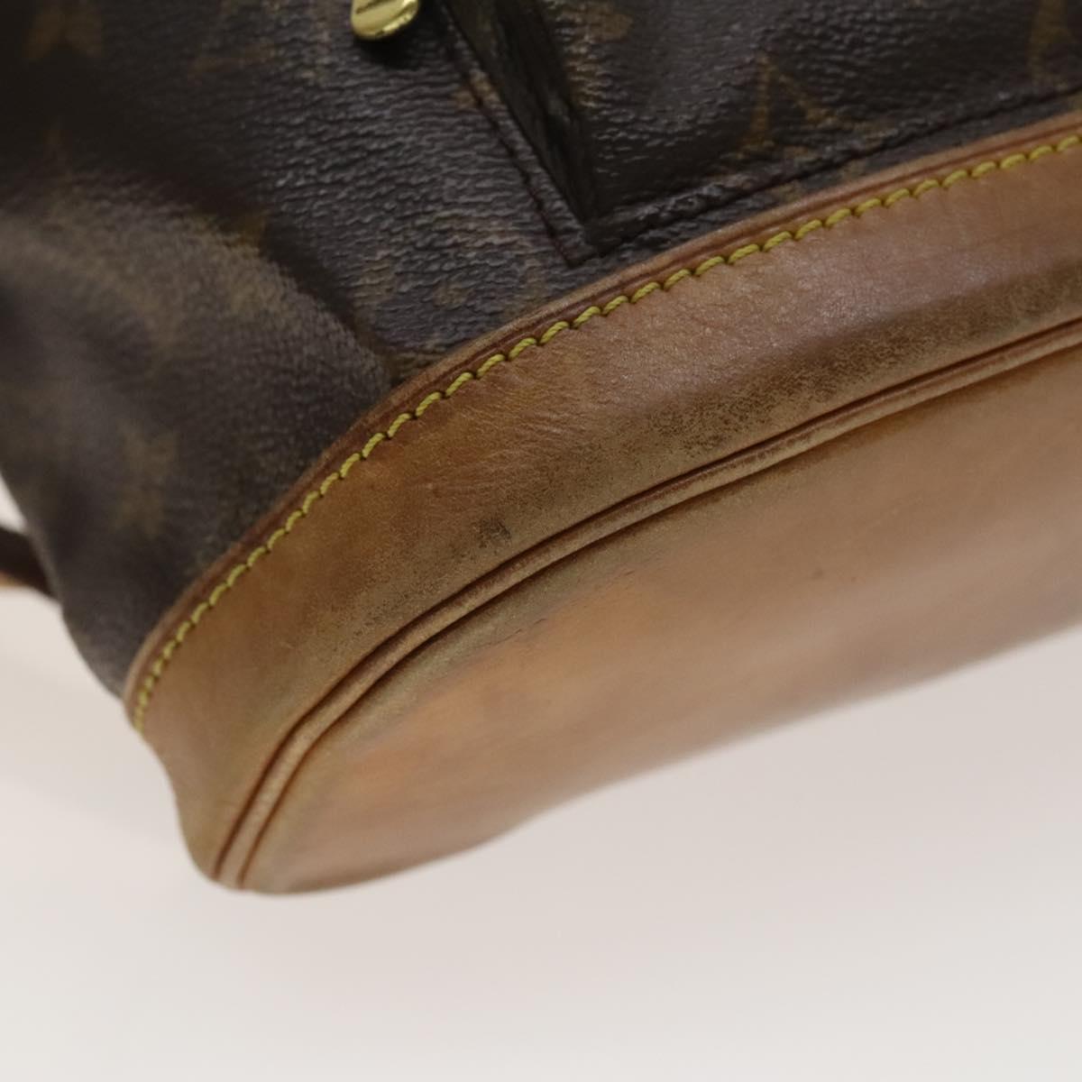 LOUIS VUITTON Monogram Montsouris PM Backpack M51137 LV Auth BA1236