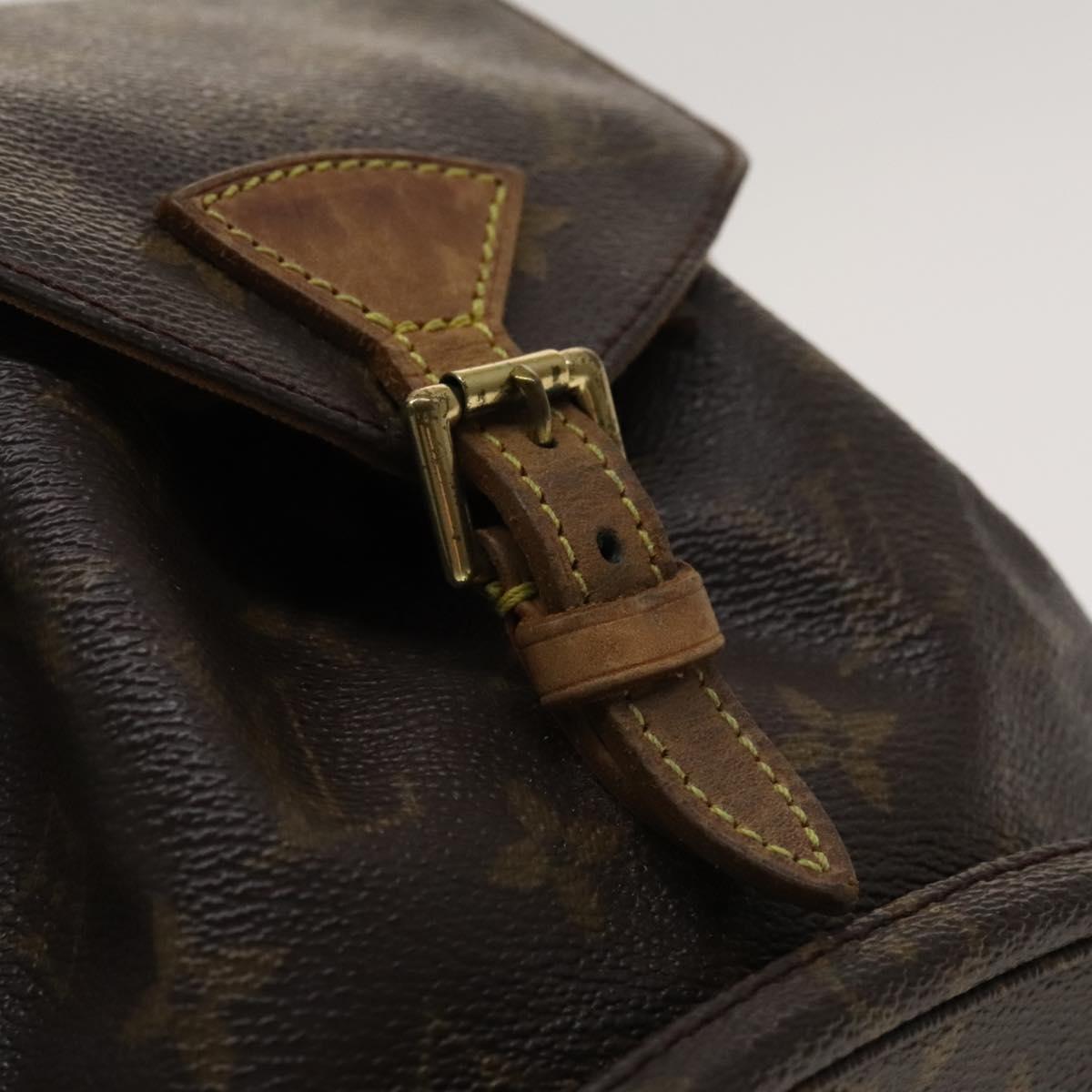 LOUIS VUITTON Monogram Montsouris PM Backpack M51137 LV Auth BA1236