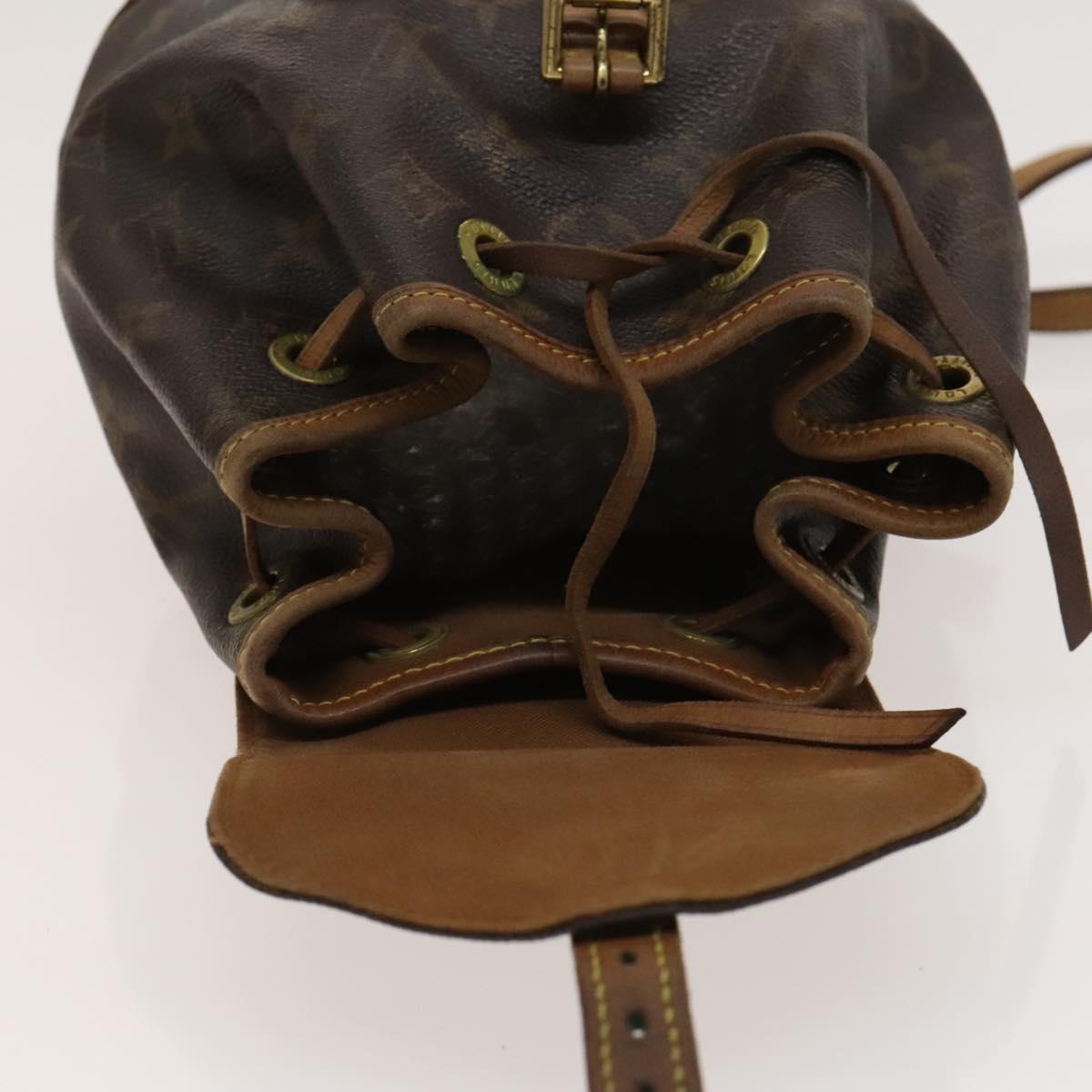 LOUIS VUITTON Monogram Montsouris PM Backpack M51137 LV Auth BA1236