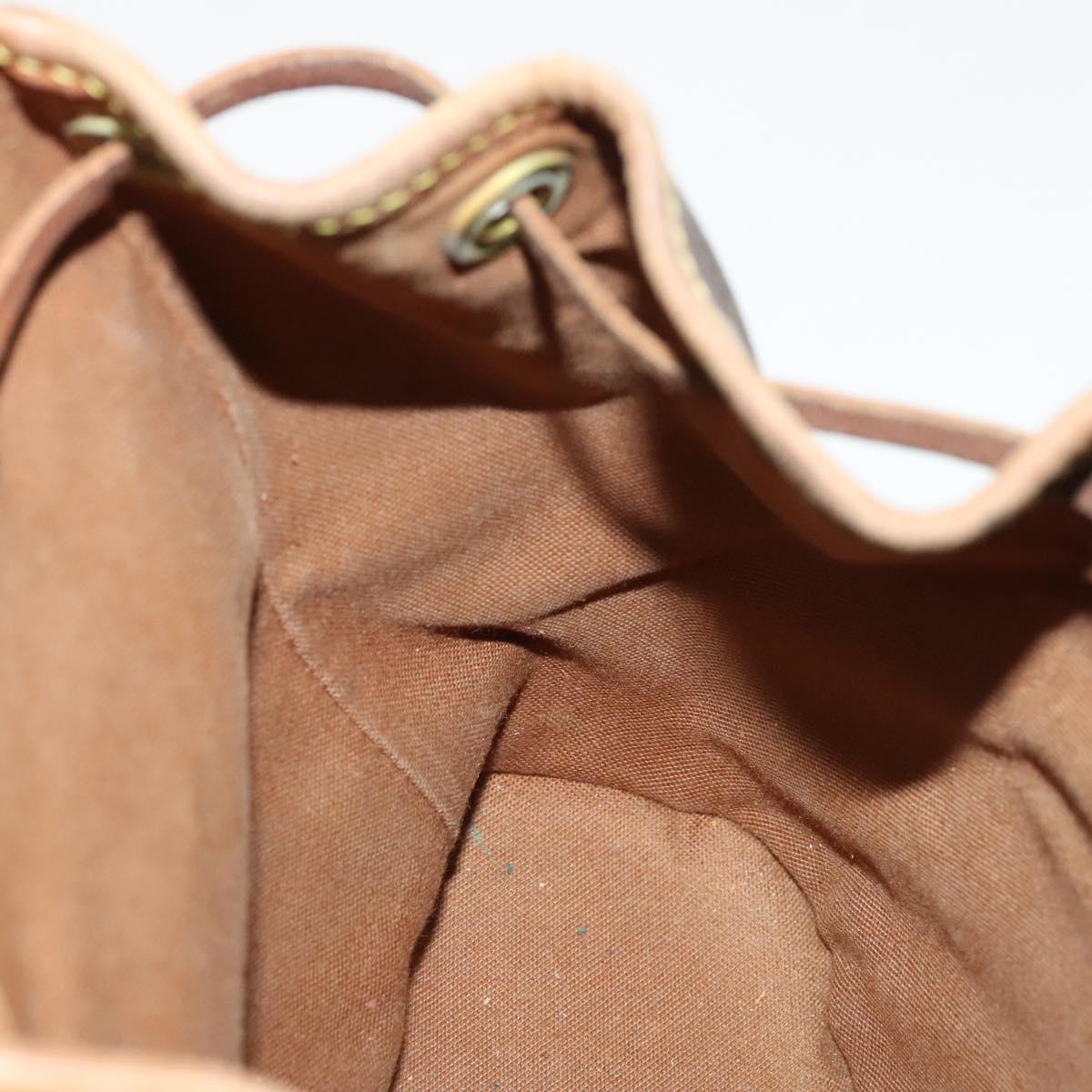 LOUIS VUITTON Monogram Montsouris PM Backpack M51137 LV Auth BA1236