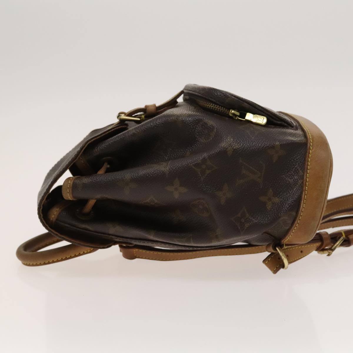 LOUIS VUITTON Monogram Montsouris PM Backpack M51137 LV Auth BA1236