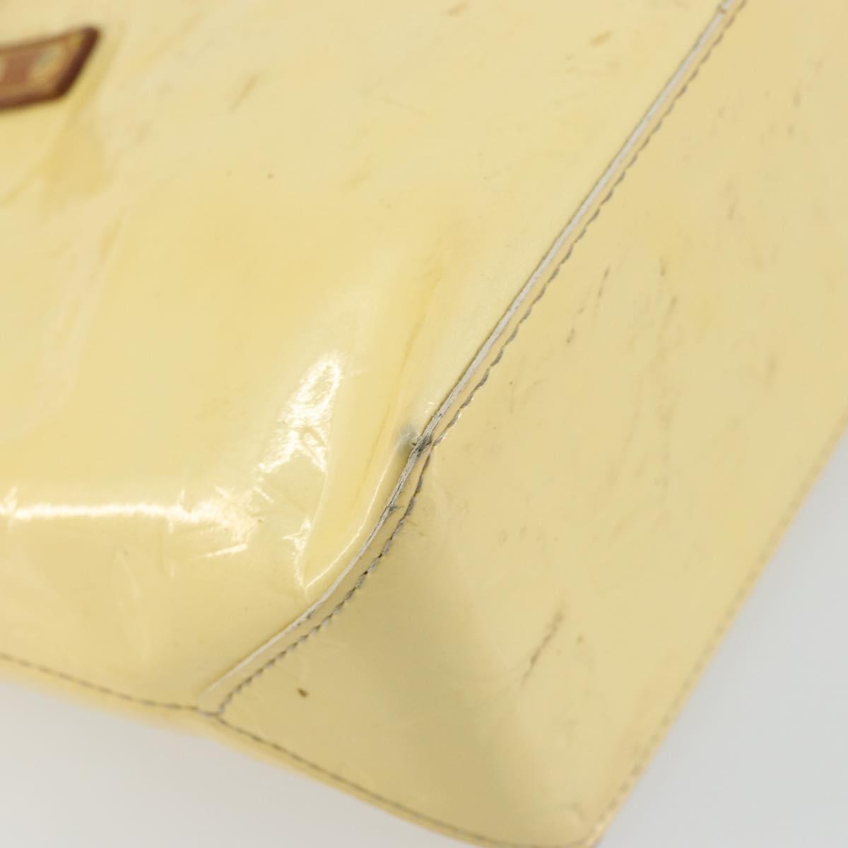LOUIS VUITTON Monogram Vernis Reade PM Hand Bag Gris M91145 LV Auth BA12366