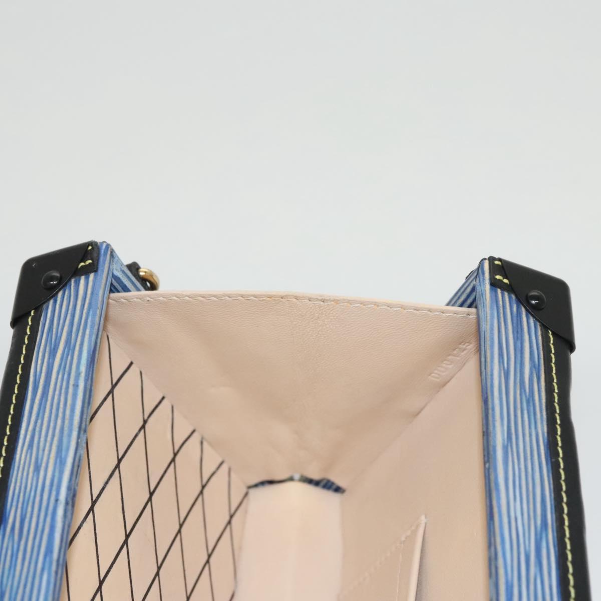 LOUIS VUITTON Epi Petite Mar Shoulder Bag Blue LV Auth BA1237M