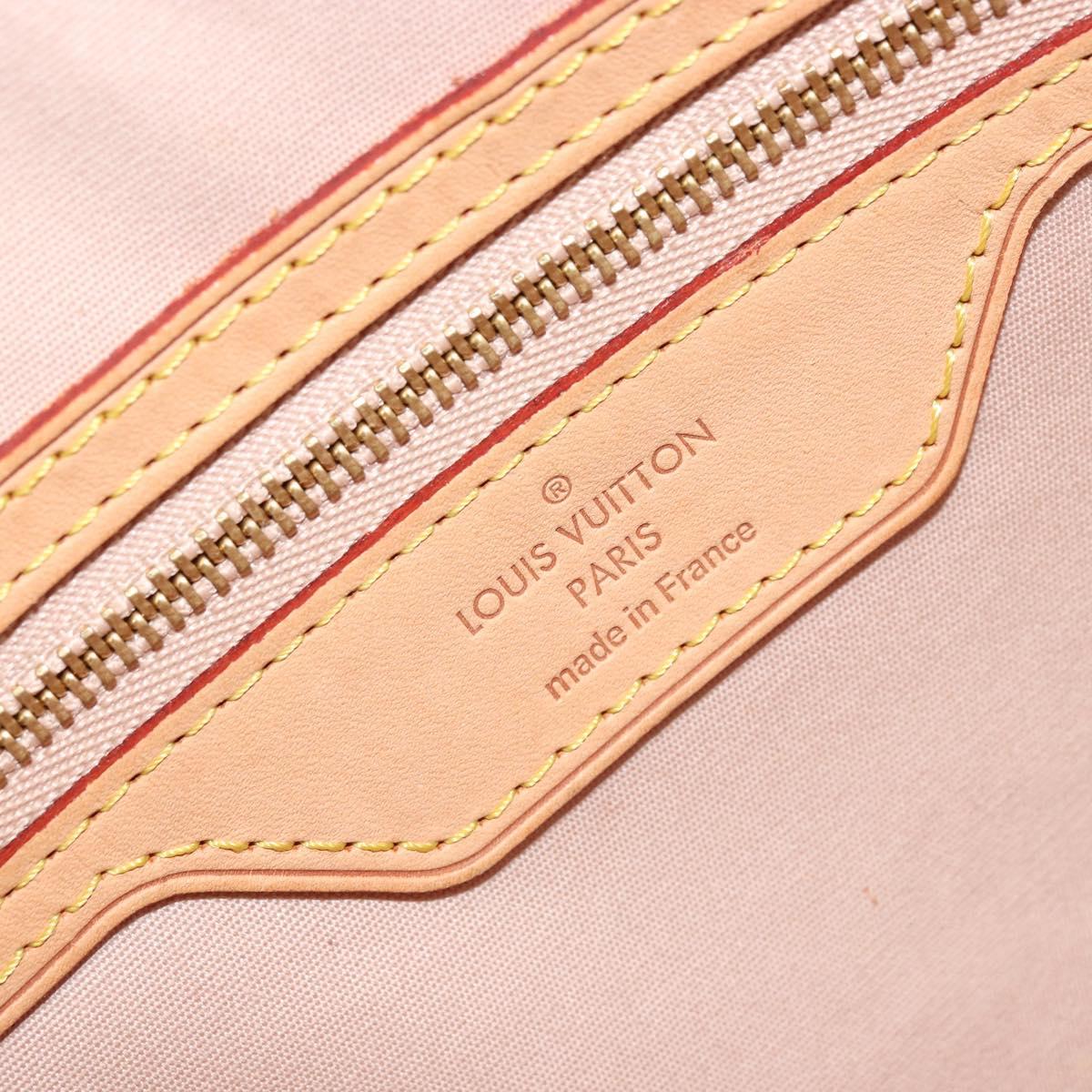 LOUIS VUITTON Vernis Blair MM Hand Bag 2way Rose Florentin M91621 Auth BA12384