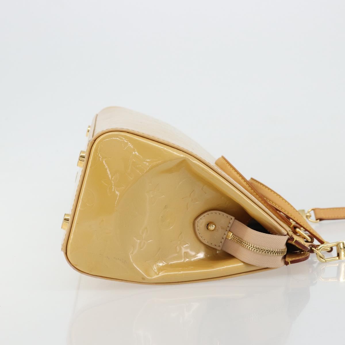 LOUIS VUITTON Vernis Blair MM Hand Bag 2way Rose Florentin M91621 Auth BA12384