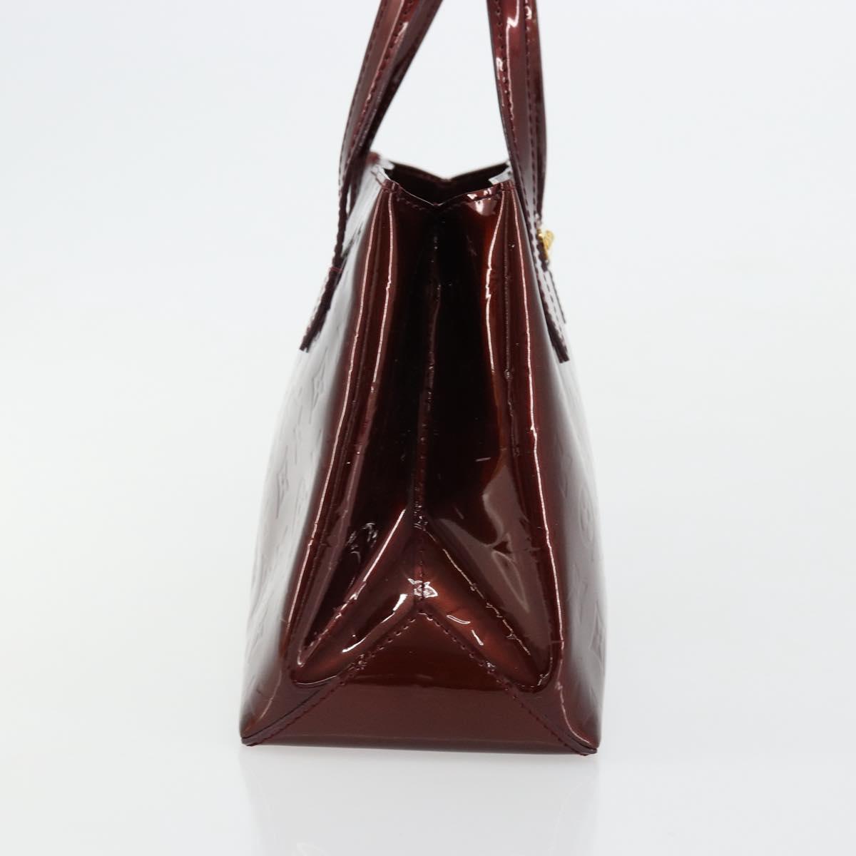 LOUIS VUITTON Monogram Vernis Wilshire PM Bag Pomme D'amour M93642 Auth BA12387A