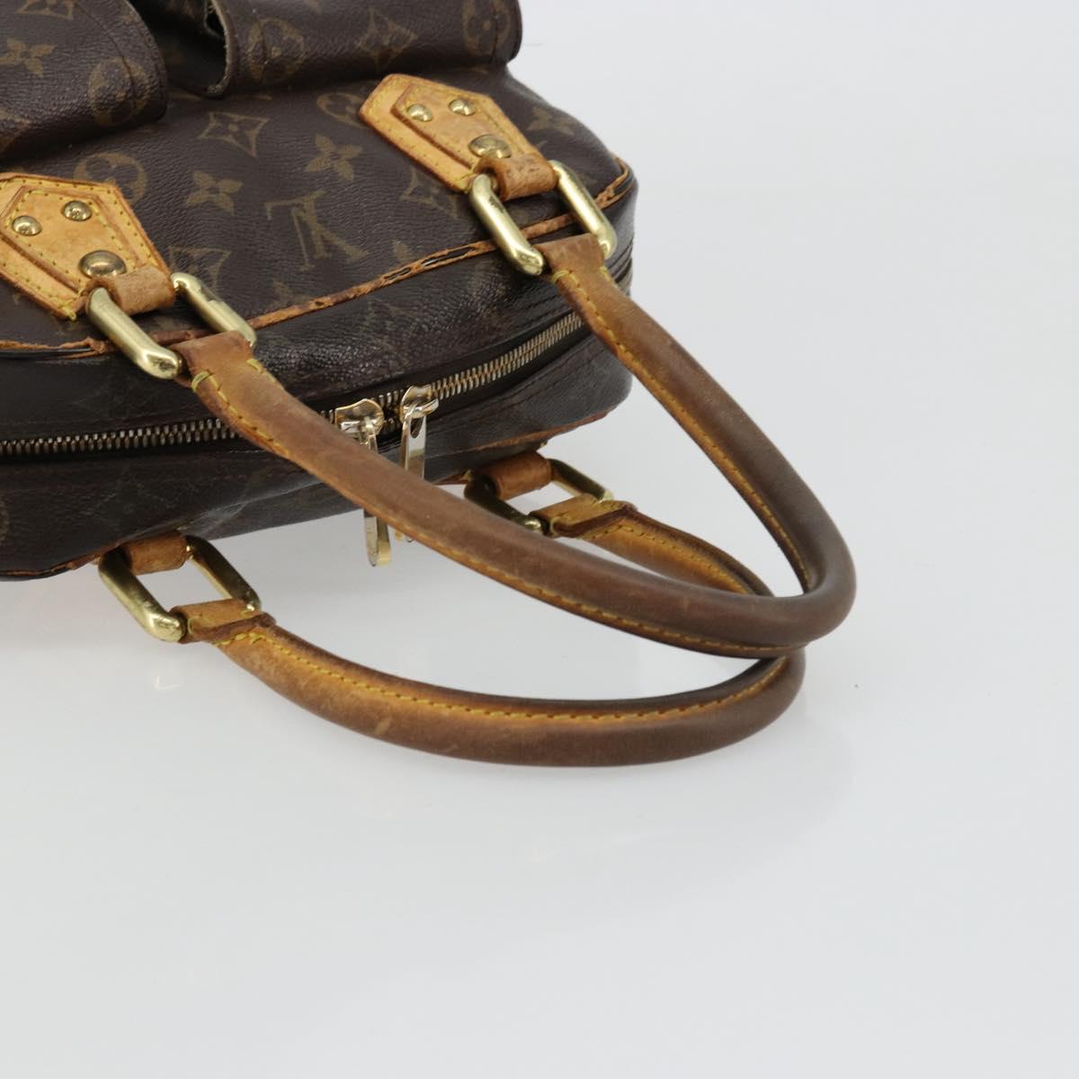 LOUIS VUITTON Monogram Manhattan PM Hand Bag M40026 LV Auth BA12388