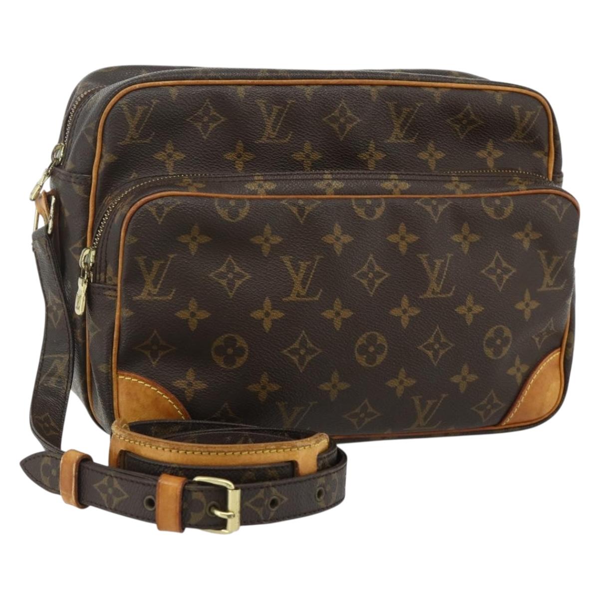 LOUIS VUITTON Monogram Nile Shoulder Bag M45244 LV Auth BA12389