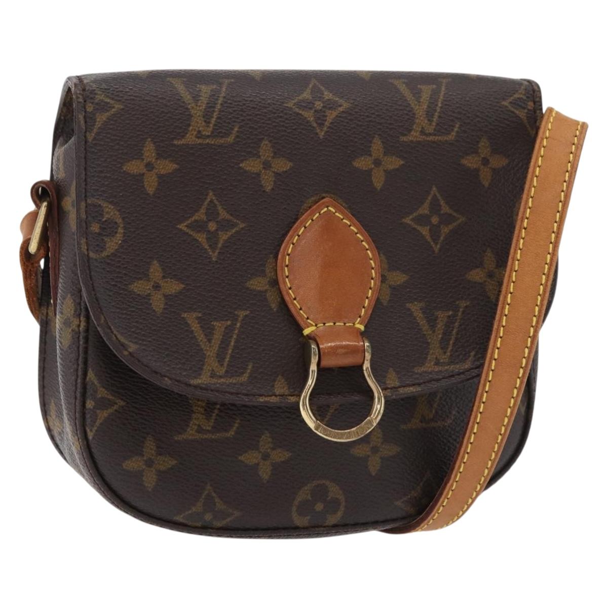 LOUIS VUITTON Monogram Saint Cloud PM Shoulder Bag M51244 LV Auth BA12390