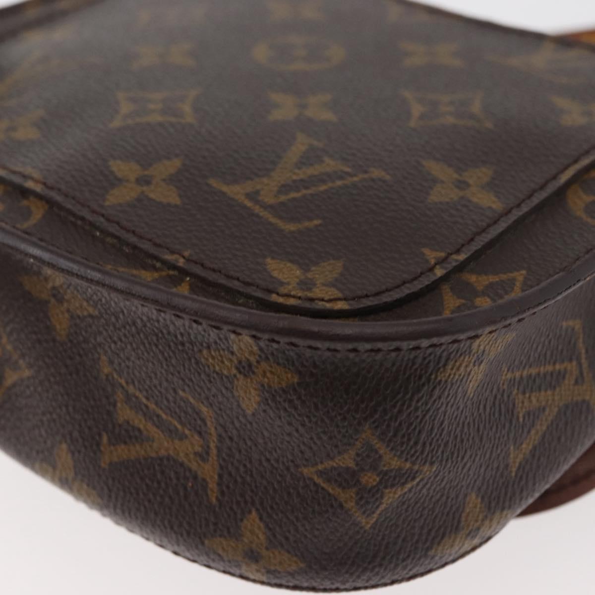 LOUIS VUITTON Monogram Saint Cloud PM Shoulder Bag M51244 LV Auth BA12390