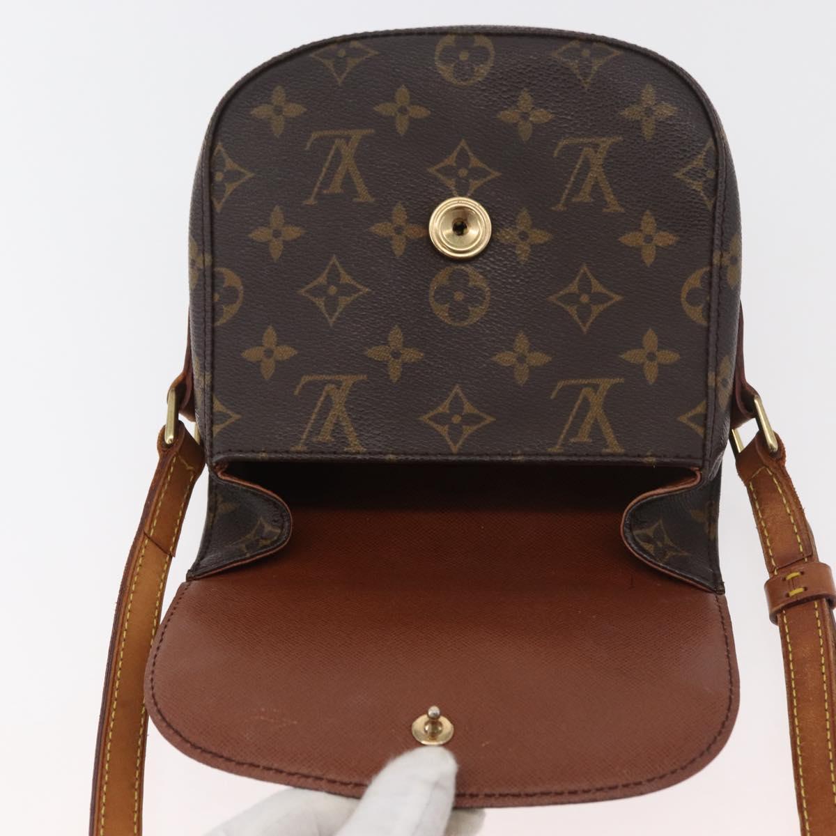 LOUIS VUITTON Monogram Saint Cloud PM Shoulder Bag M51244 LV Auth BA12390