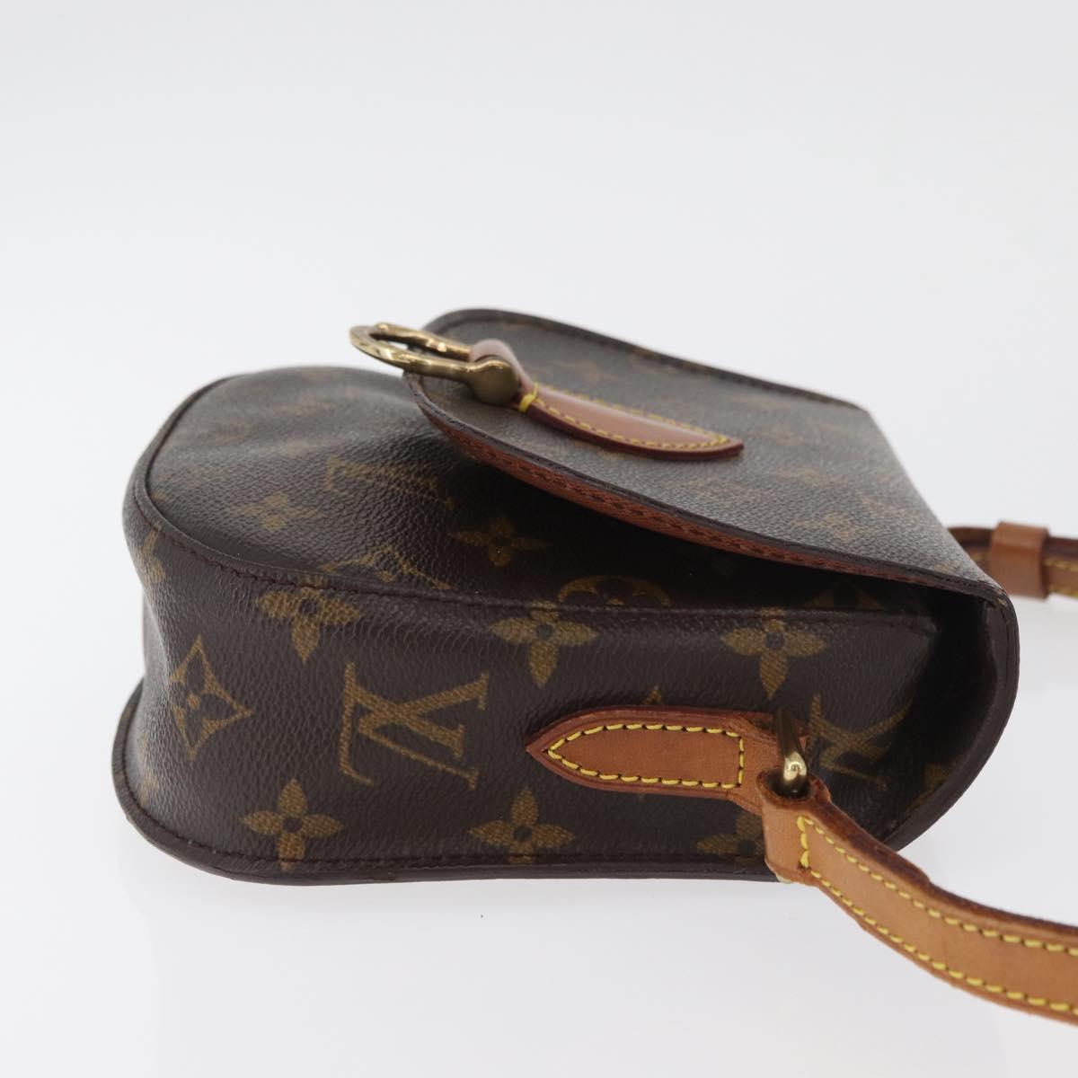 LOUIS VUITTON Monogram Saint Cloud PM Shoulder Bag M51244 LV Auth BA12390