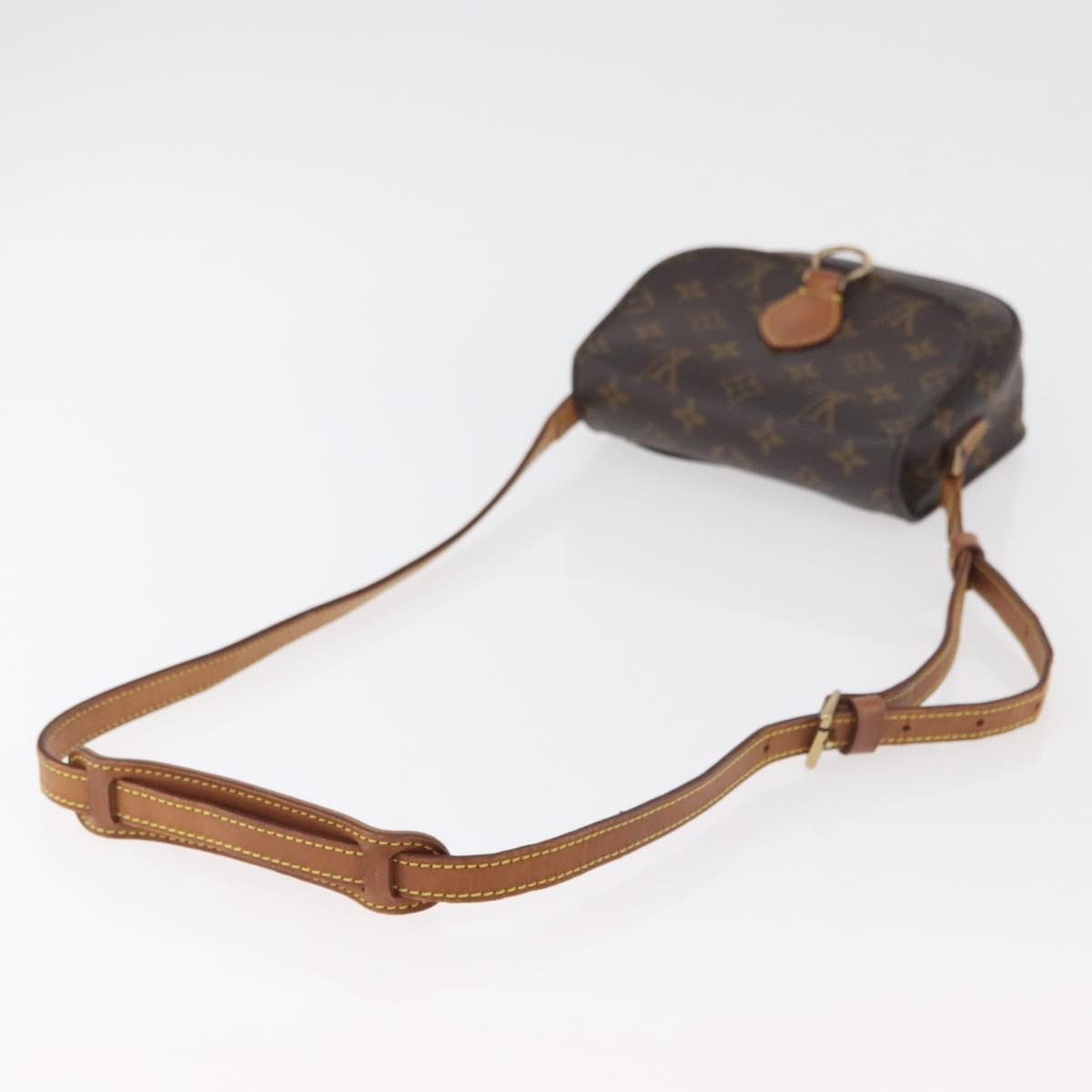 LOUIS VUITTON Monogram Saint Cloud PM Shoulder Bag M51244 LV Auth BA12390