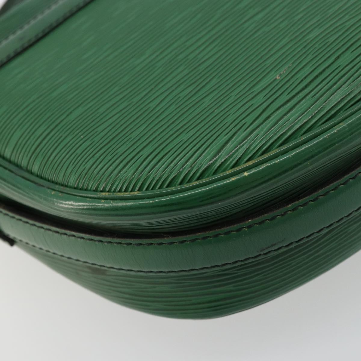 LOUIS VUITTON Epi Jeune Fille MM Shoulder Bag Green M52154 LV Auth BA12391
