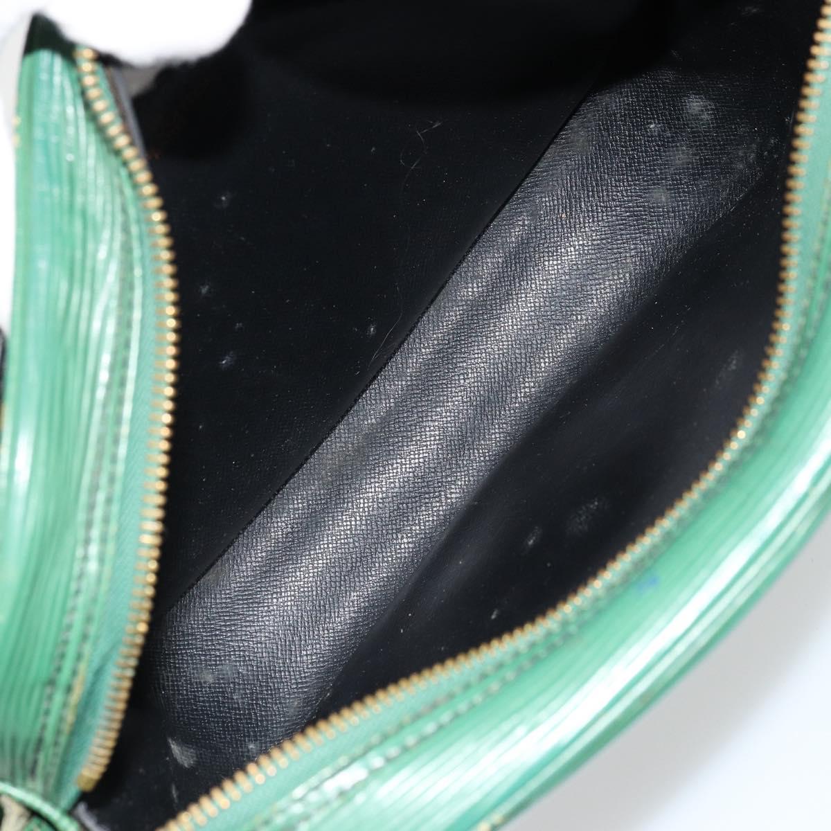 LOUIS VUITTON Epi Jeune Fille MM Shoulder Bag Green M52154 LV Auth BA12391