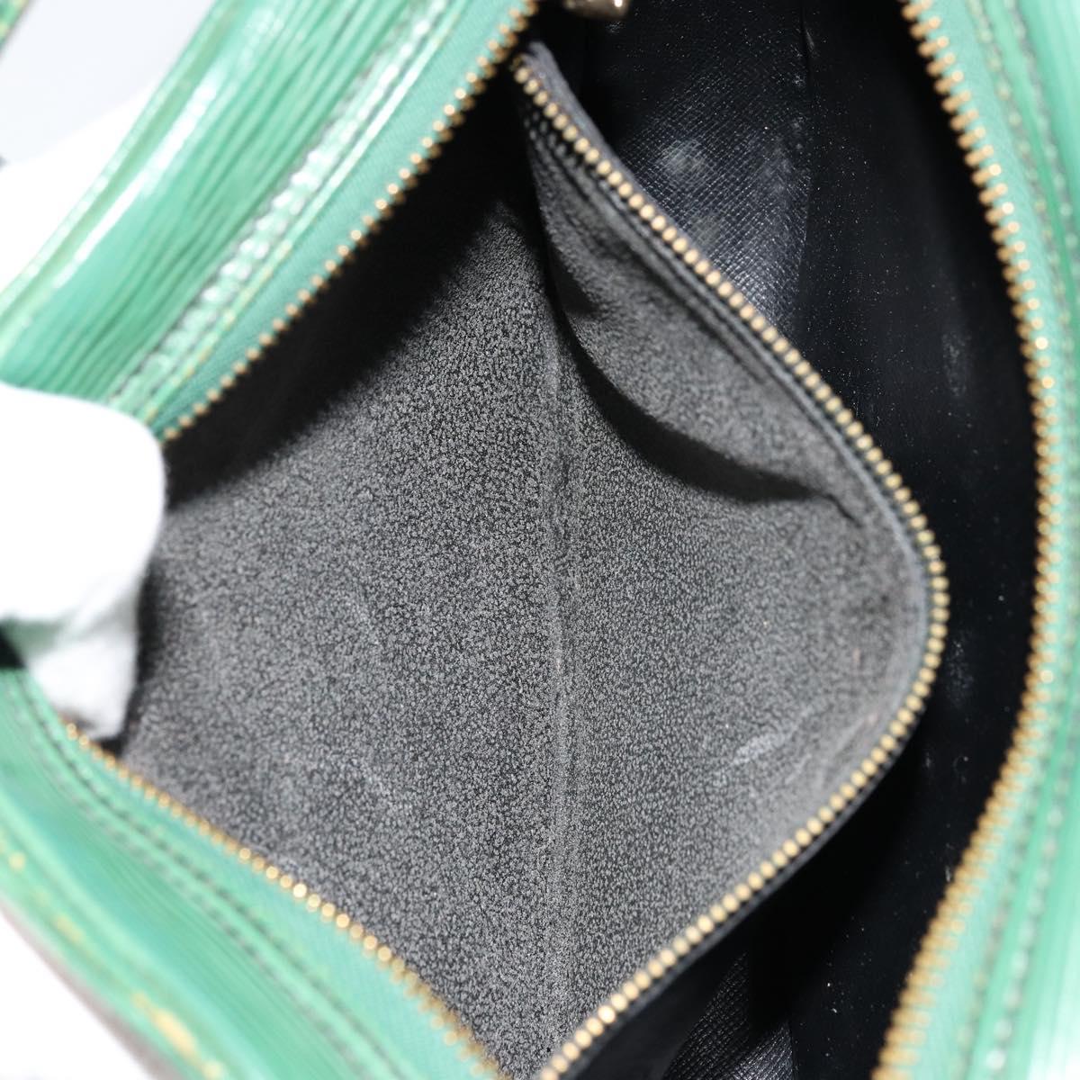 LOUIS VUITTON Epi Jeune Fille MM Shoulder Bag Green M52154 LV Auth BA12391