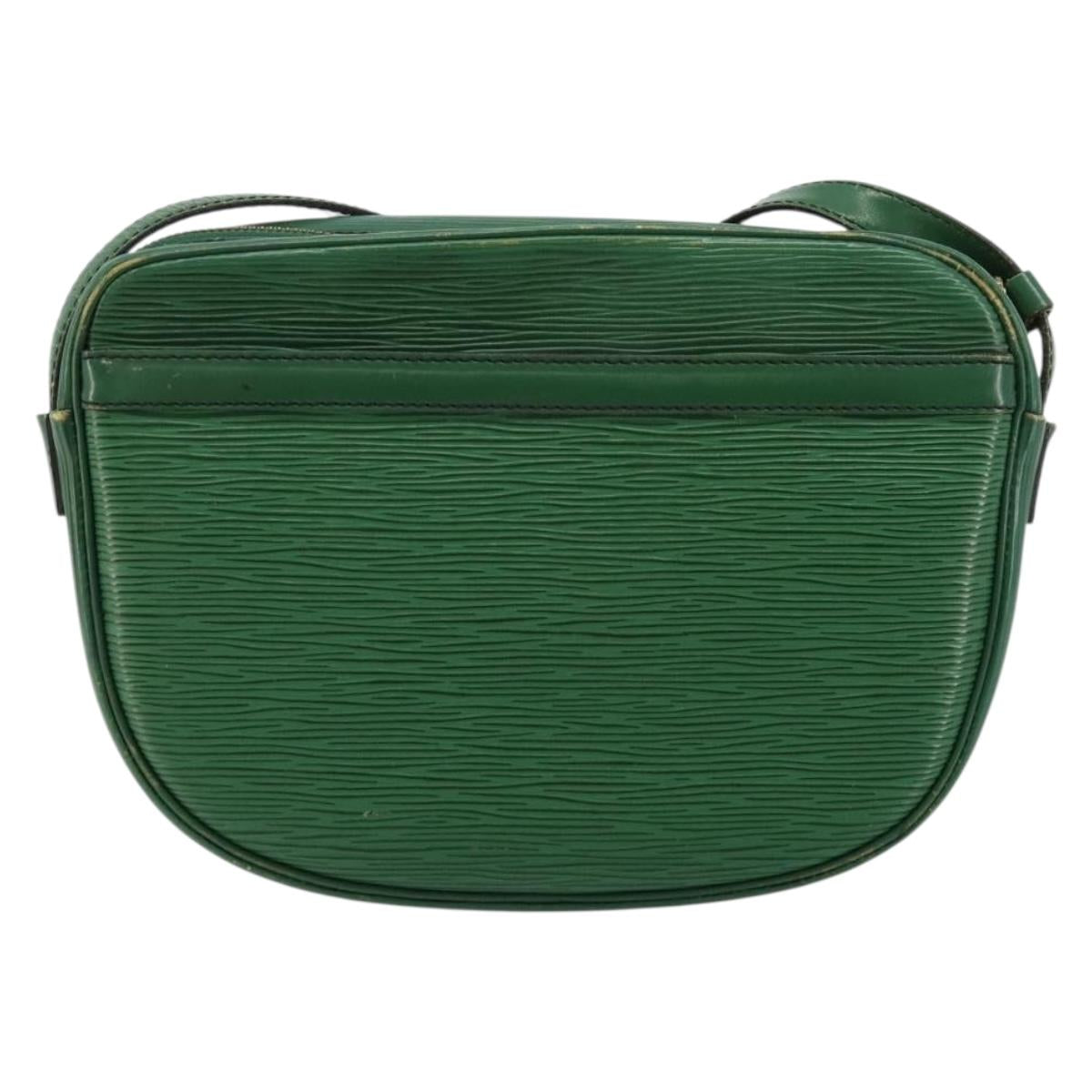 LOUIS VUITTON Epi Jeune Fille MM Shoulder Bag Green M52154 LV Auth BA12391