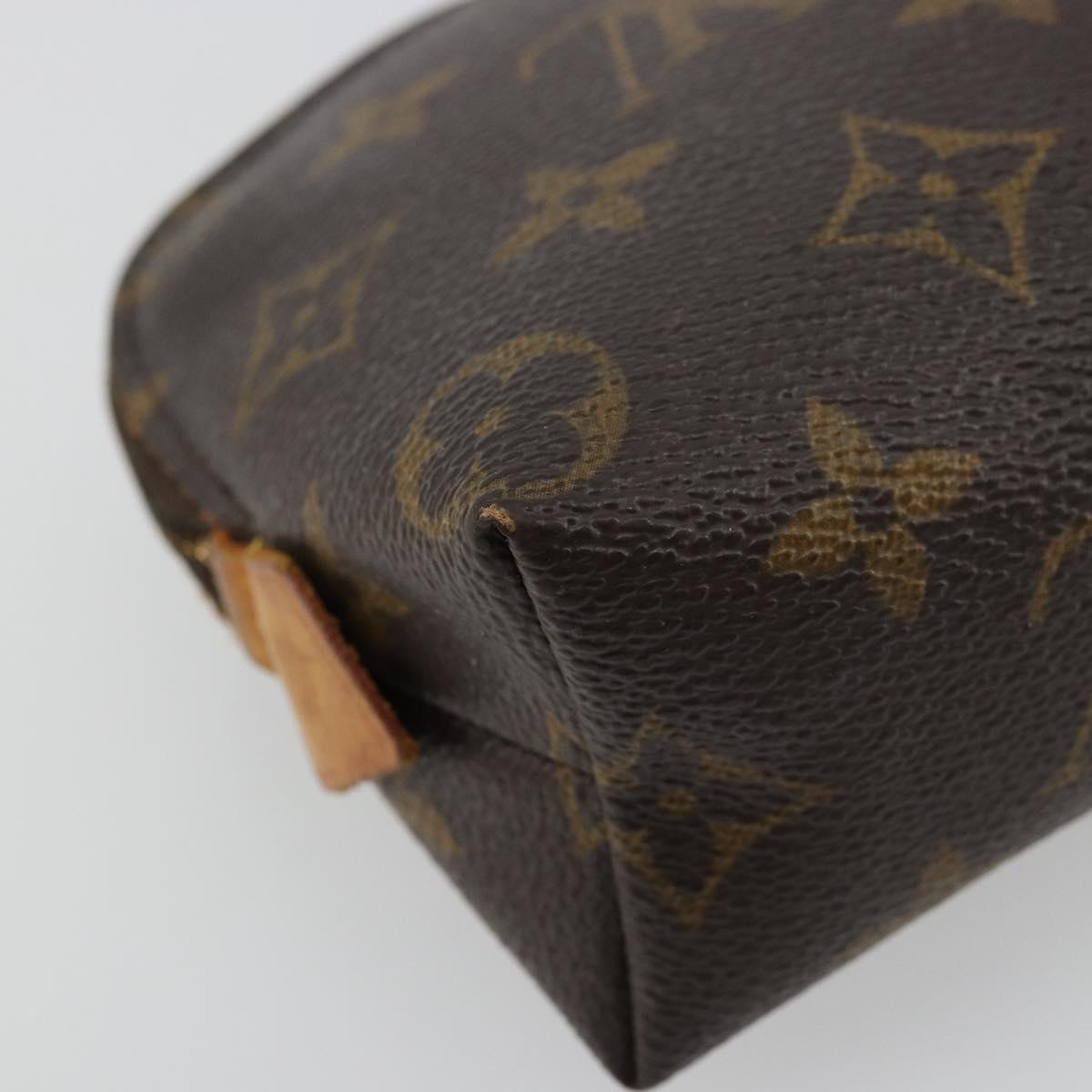 LOUIS VUITTON Monogram Pochette Cosmetic PM Pouch M43998 LV Auth BA12392