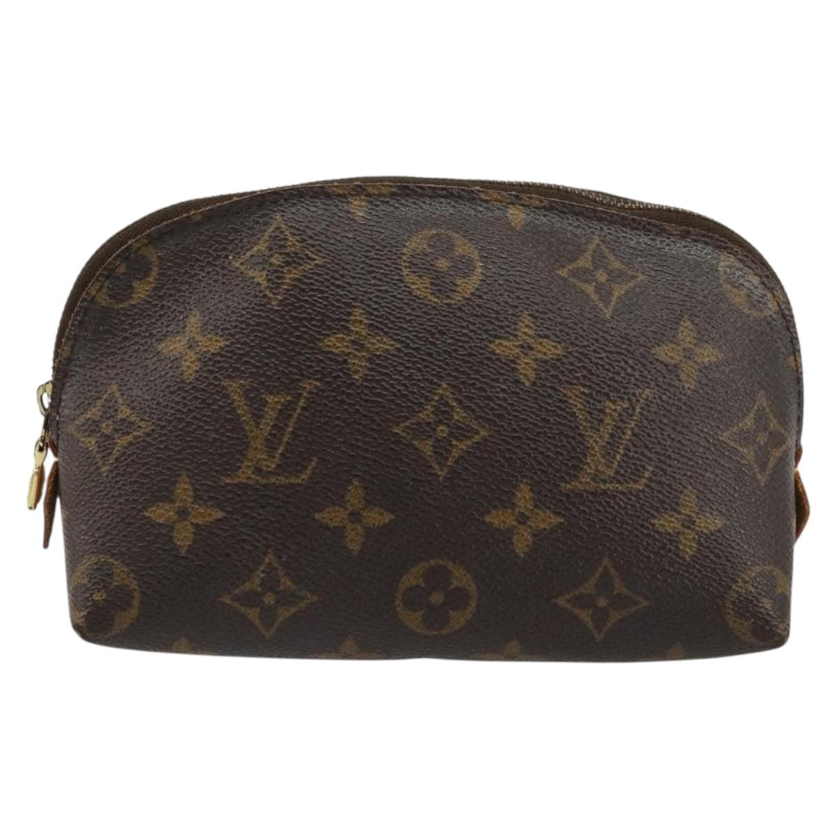 LOUIS VUITTON Monogram Pochette Cosmetic PM Pouch M43998 LV Auth BA12392