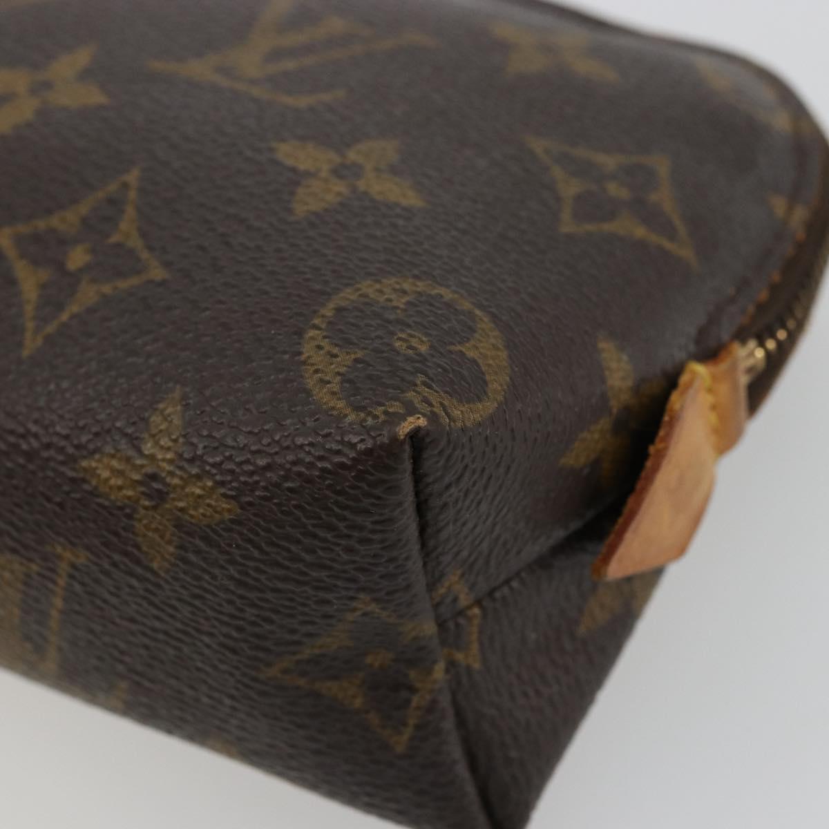 LOUIS VUITTON Monogram Pochette Cosmetic PM Pouch M43998 LV Auth BA12392