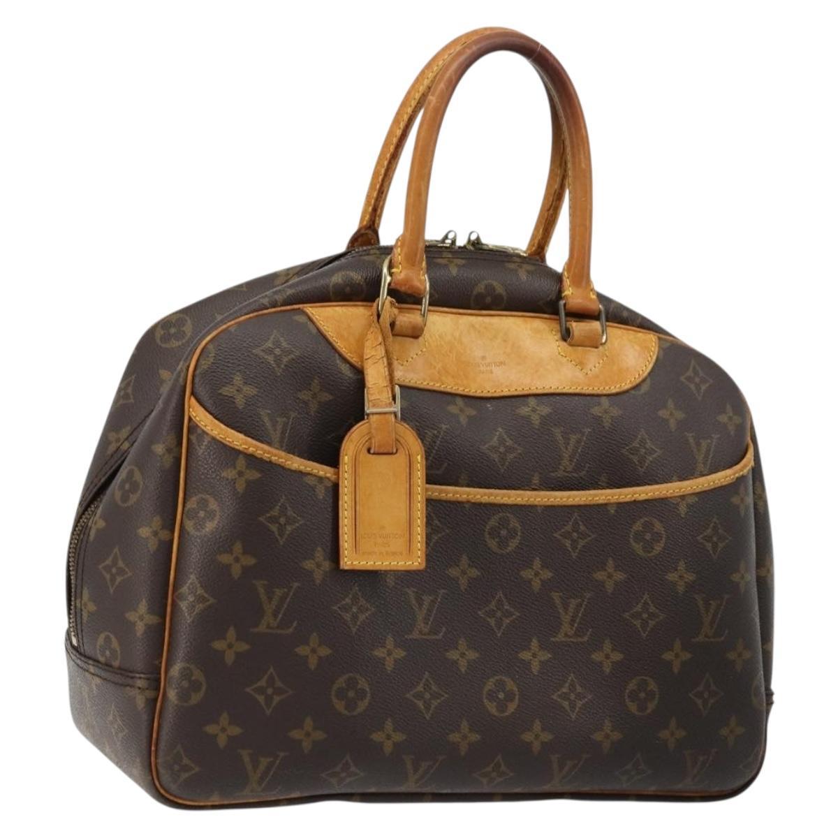 LOUIS VUITTON Monogram Deauville Hand Bag M47270 LV Auth BA12418