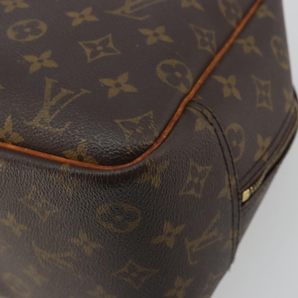 LOUIS VUITTON Monogram Deauville Hand Bag M47270 LV Auth BA12418