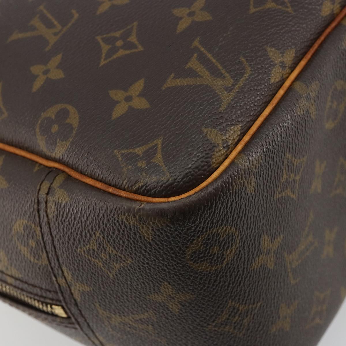 LOUIS VUITTON Monogram Deauville Hand Bag M47270 LV Auth BA12418