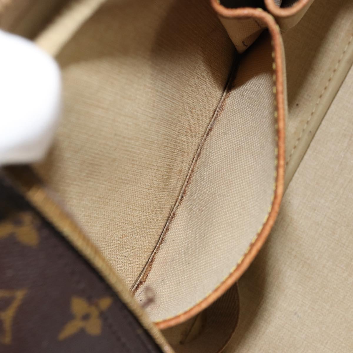 LOUIS VUITTON Monogram Deauville Hand Bag M47270 LV Auth BA12418