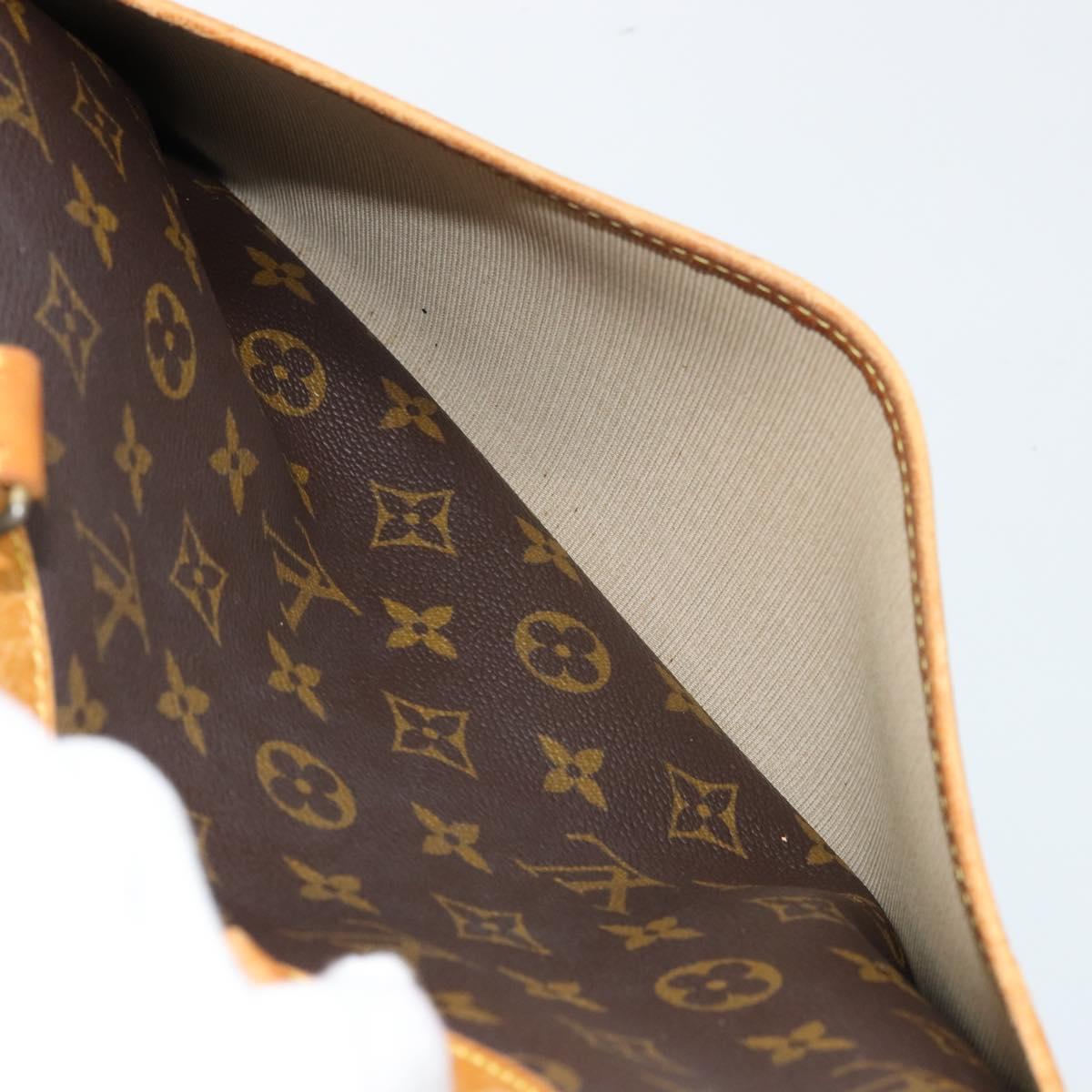 LOUIS VUITTON Monogram Deauville Hand Bag M47270 LV Auth BA12418