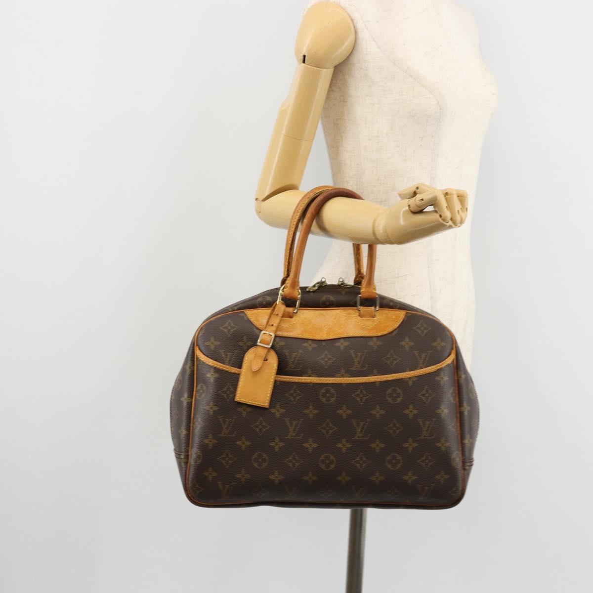 LOUIS VUITTON Monogram Deauville Hand Bag M47270 LV Auth BA12418