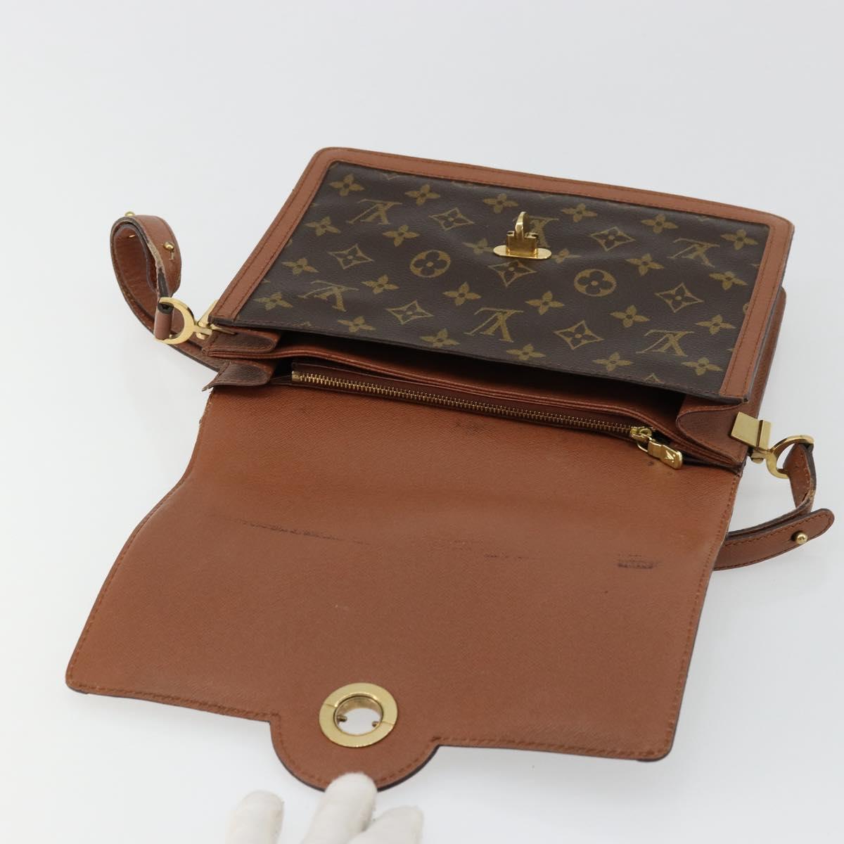 LOUIS VUITTON Monogram Raspail Shoulder Bag M51372 LV Auth BA12420